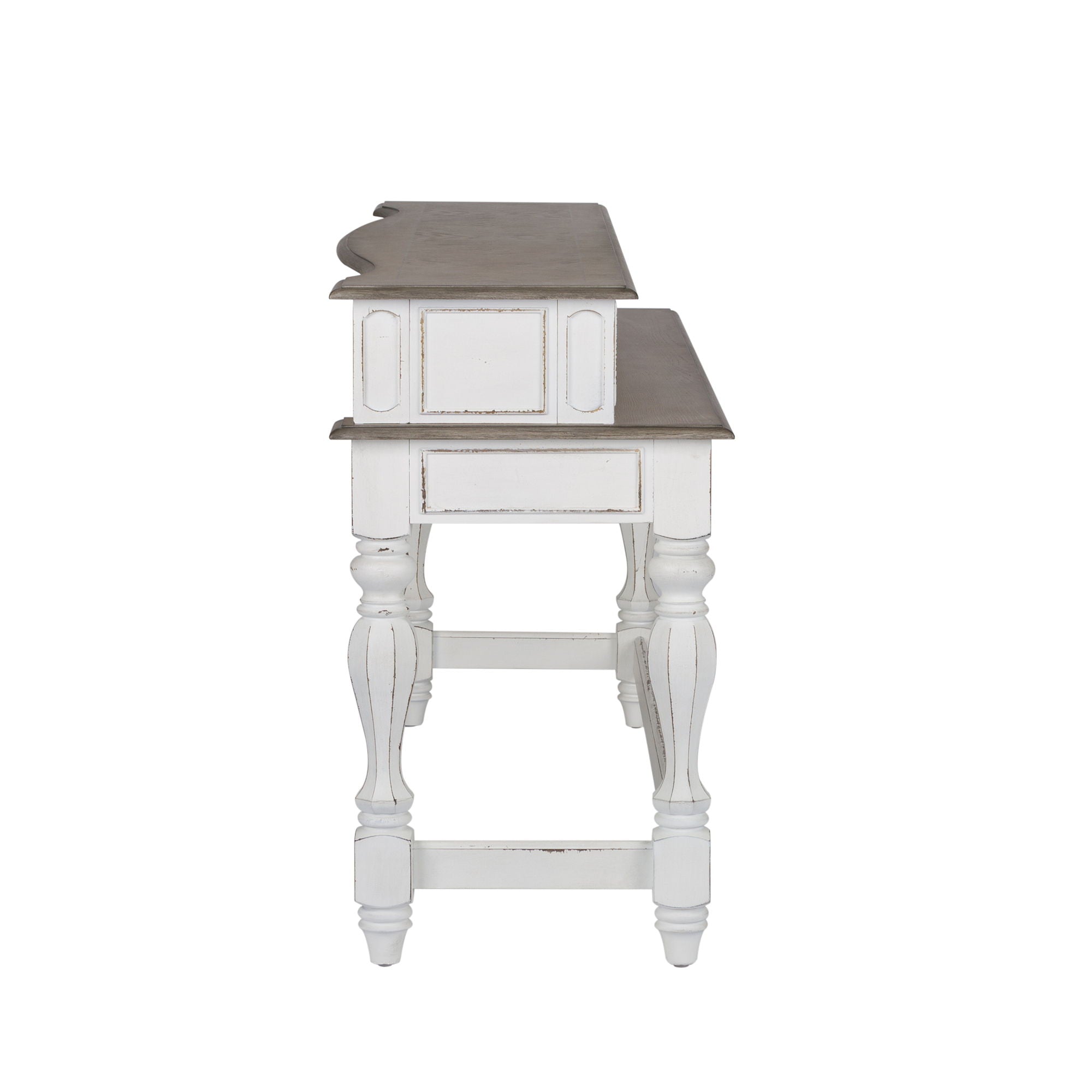 Magnolia Manor - Console Bar Table - Antique White