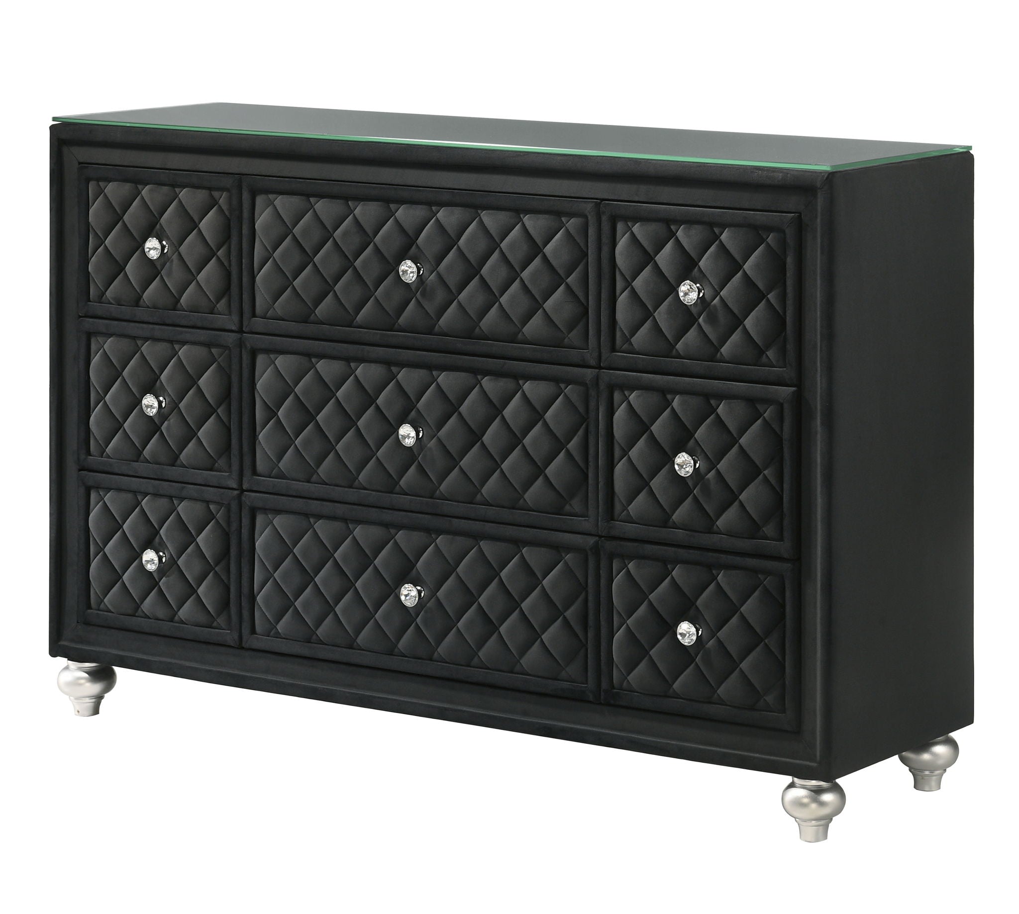 Cameo - Queen 4 Piece Bedroom Set - Black