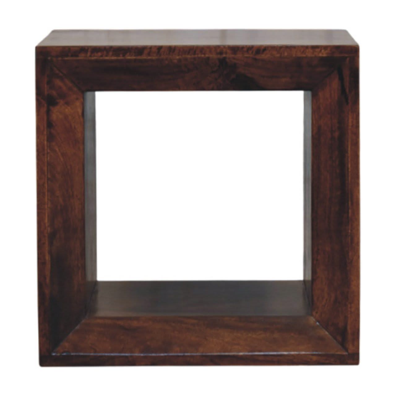 Solis - Open Side Table - Brown
