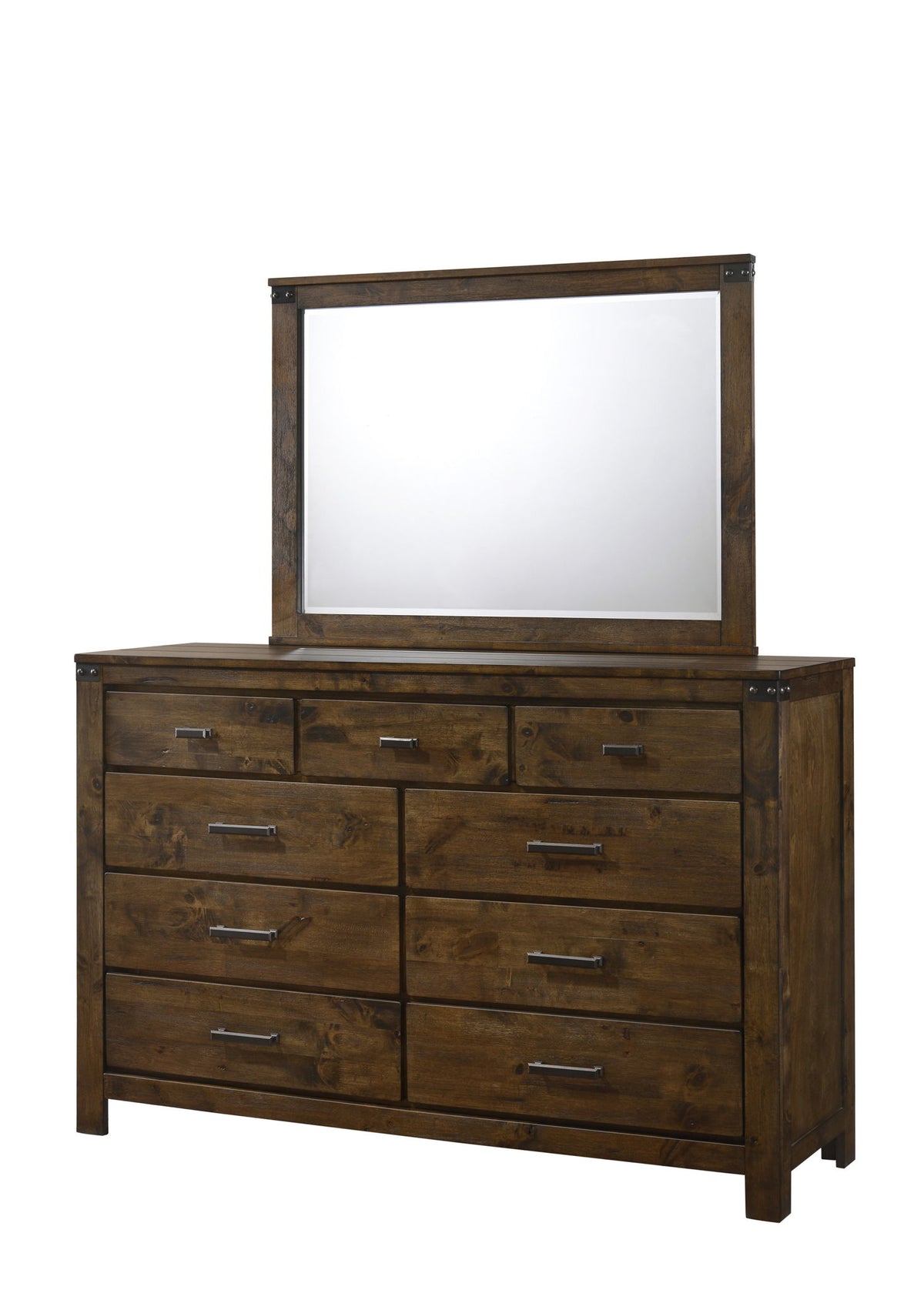 Curtis - King 4 Piece Bedroom Set - Dark Oak