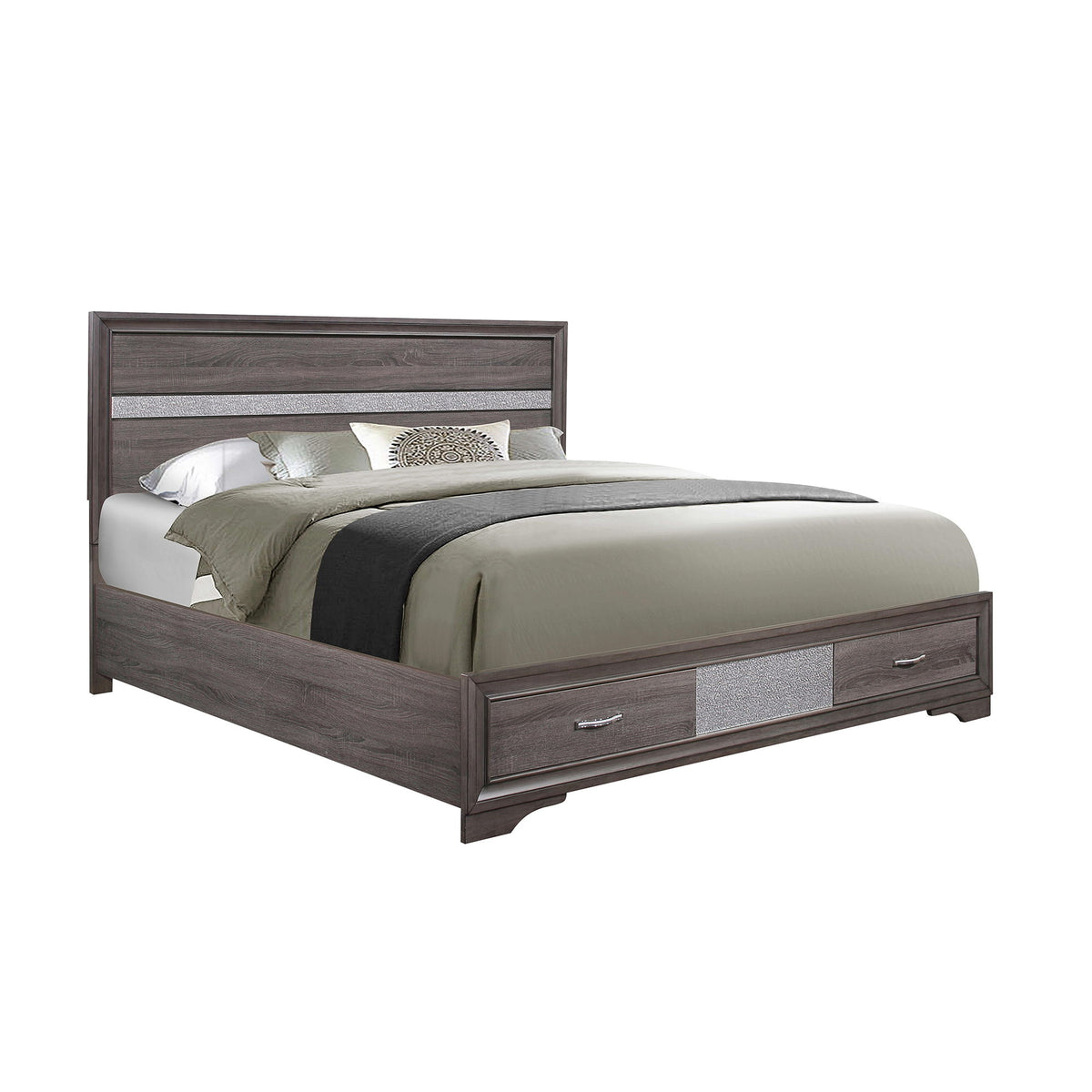 Ryder - 5 Piece Bedroom Set With Drawer Footboard