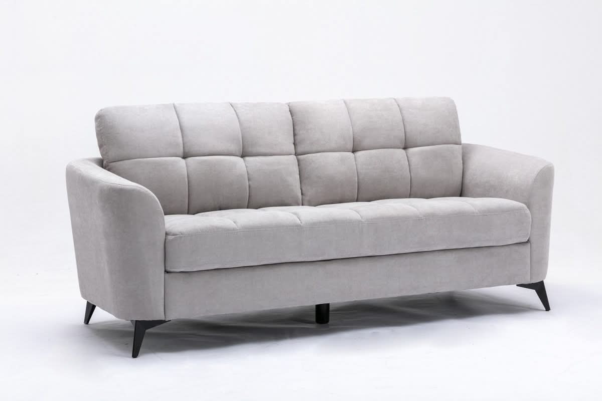 Callie - Living Room Sofa, Loveseat (Set of 2) - Light Gray