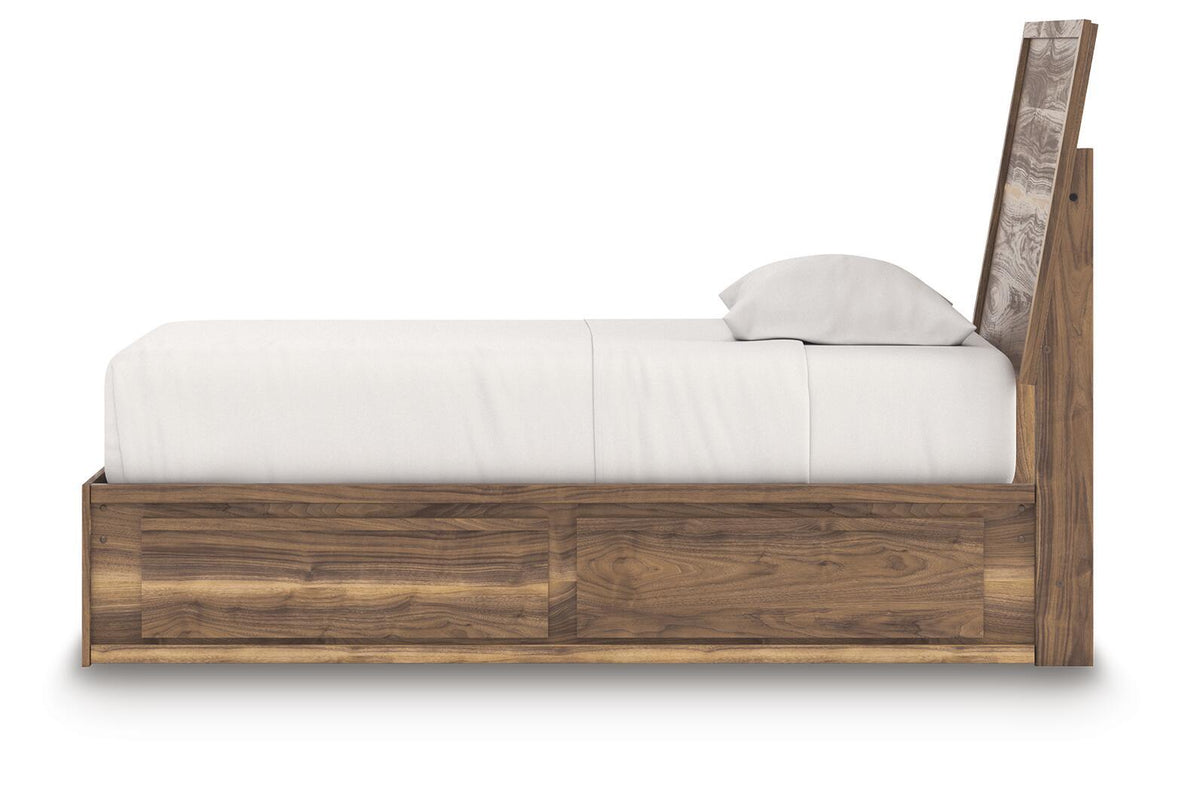 Chirason - Panel Bed With Storage