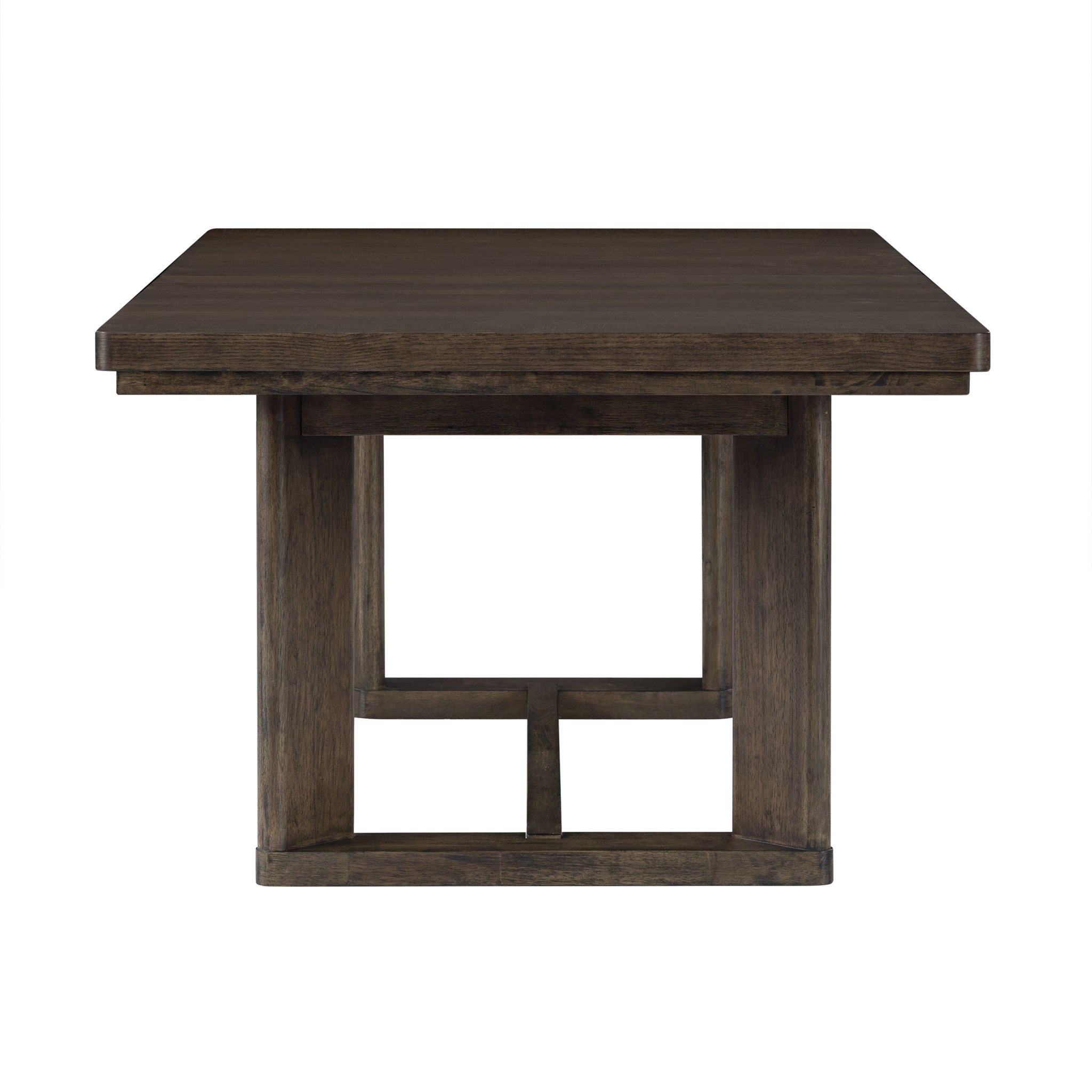Trestle Dining Table With Leaf