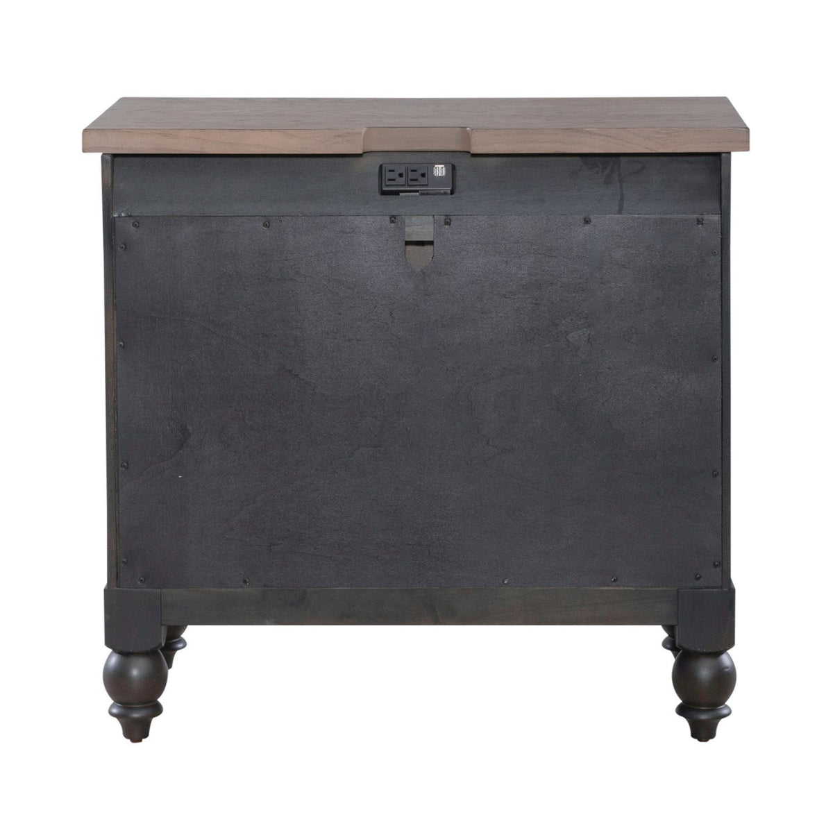 Americana Farmhouse - Bedside Chest With Charging Station