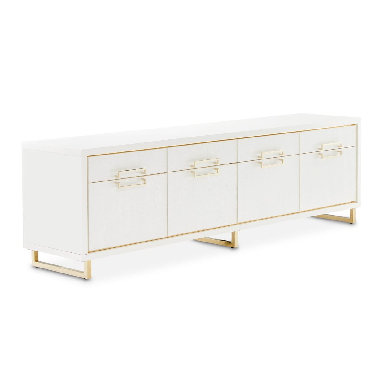 Palm Gate - Media Cabinet - Cloud White