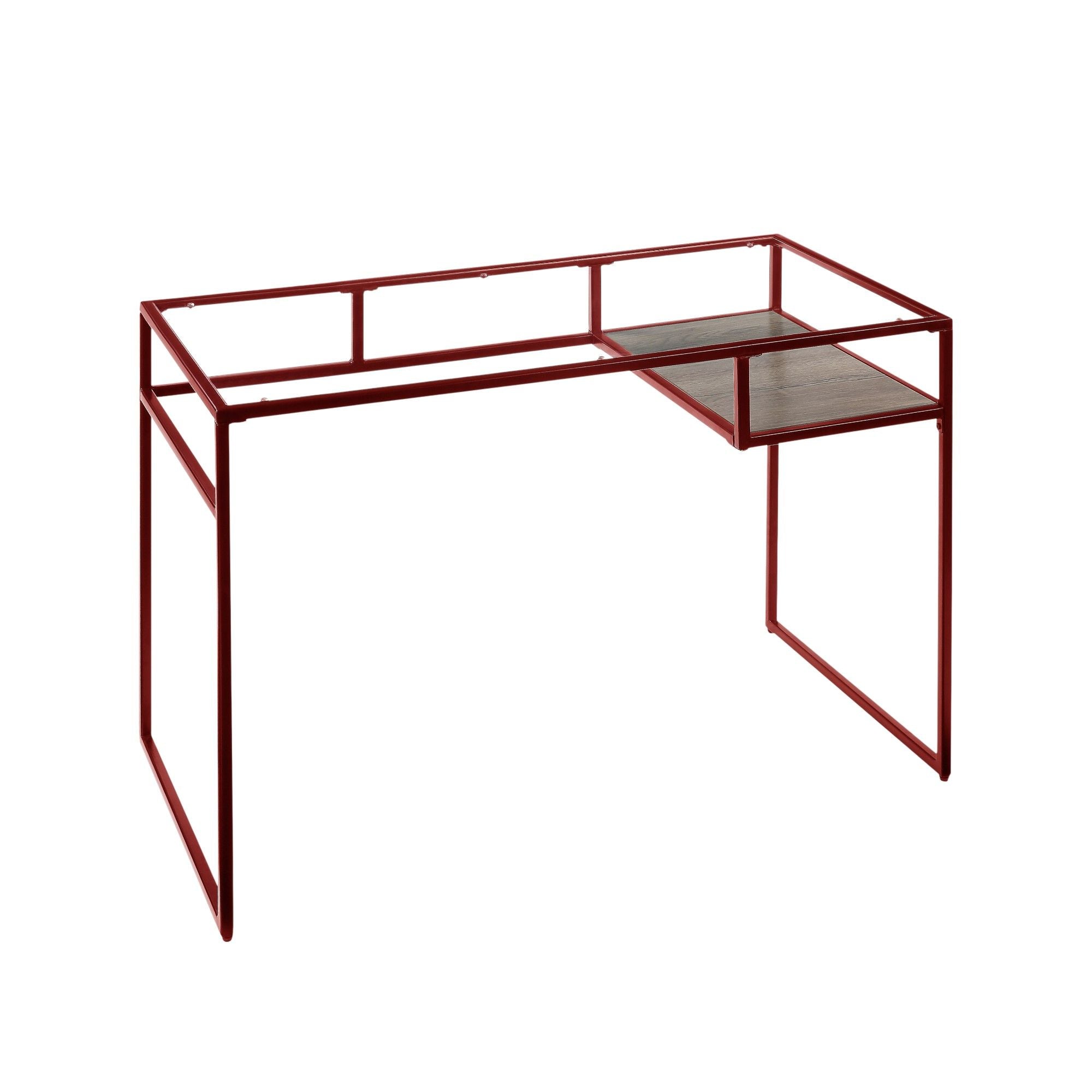 Yasin - Glass Top Writing Desk
