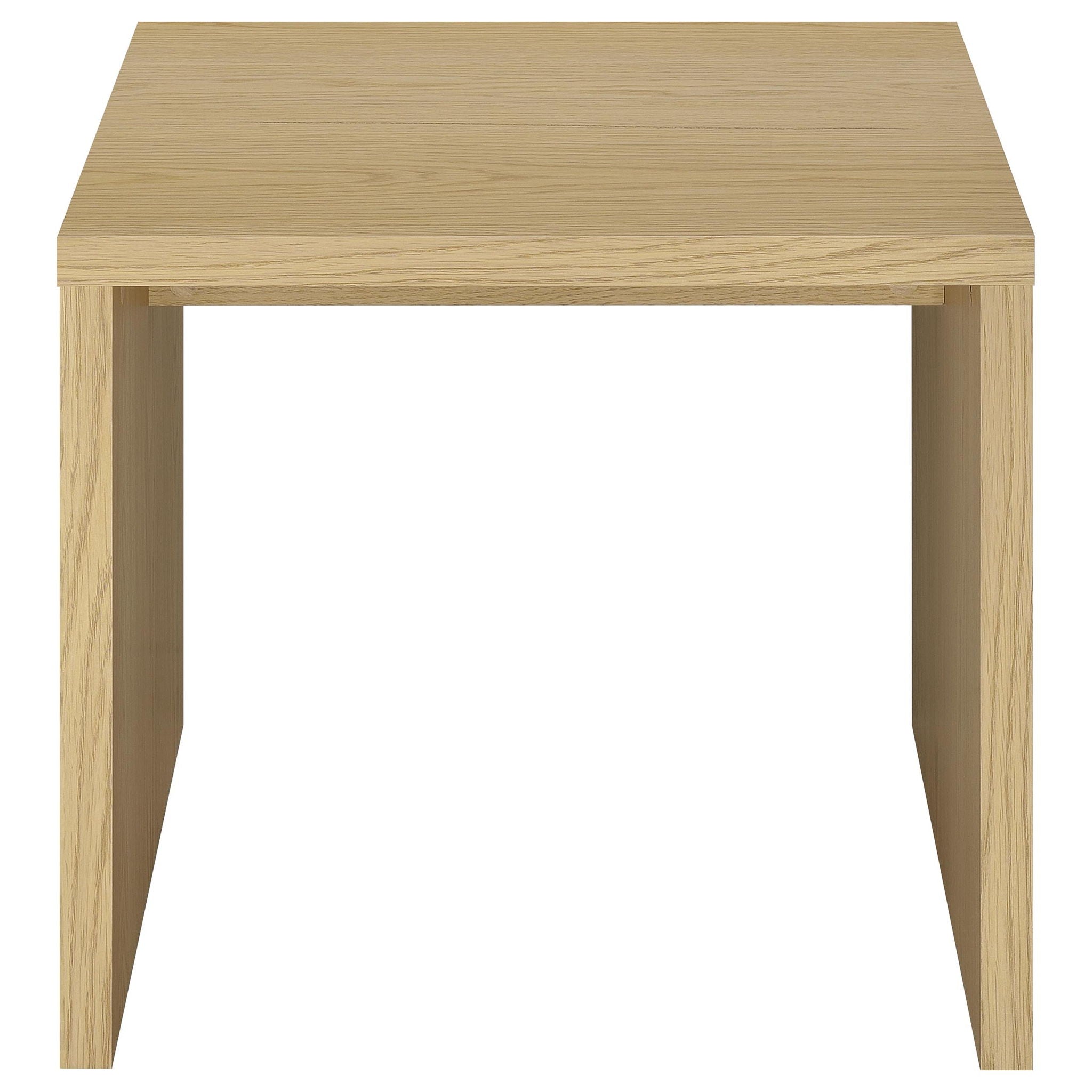 Canoga 2-piece Lift Top Cocktail Coffee Table Set Light Oak
