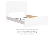 Cayboni - Queen Panel Rails - Whitewash