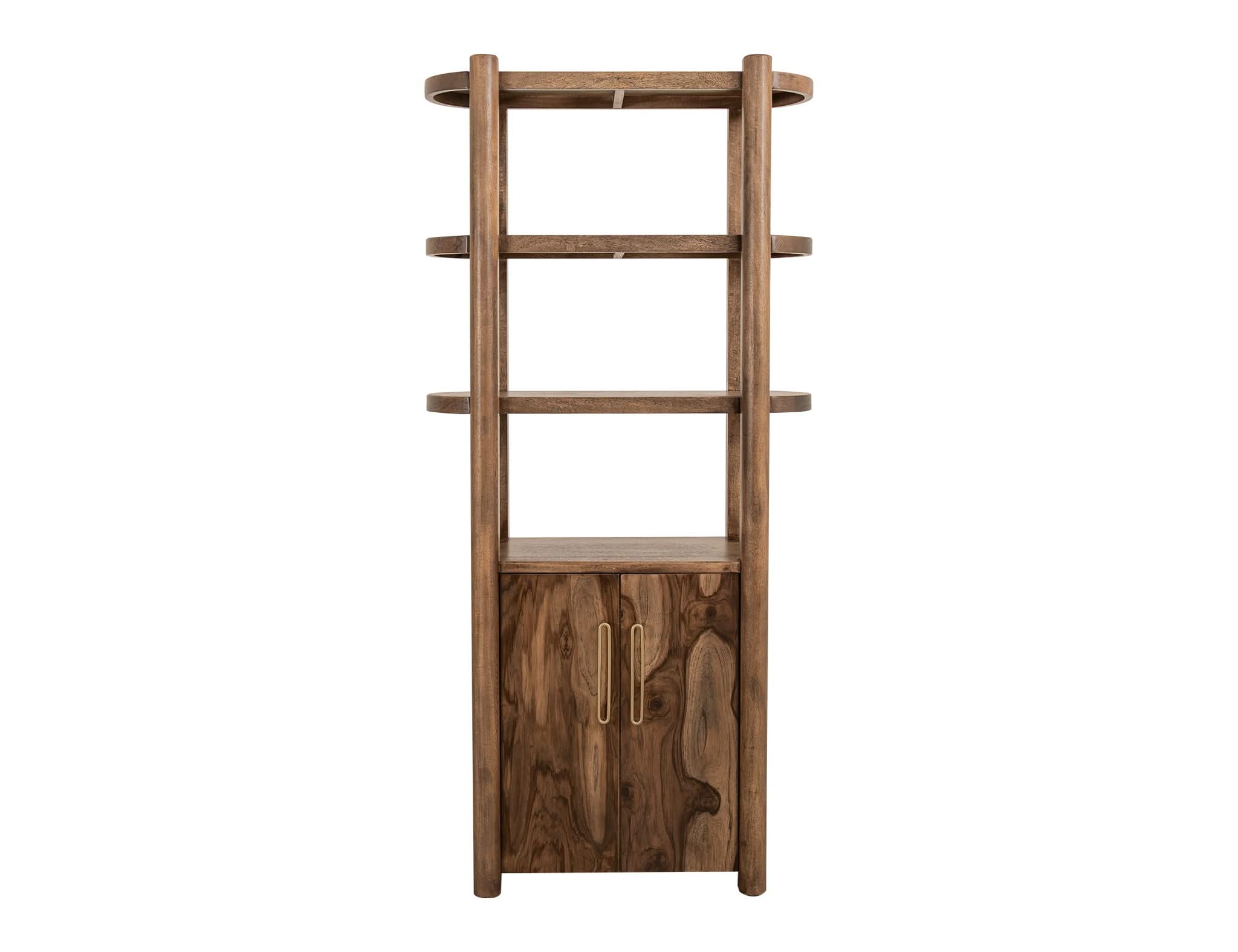 Balam - Pier With 2 Door And 3 Shelf - Light Brown