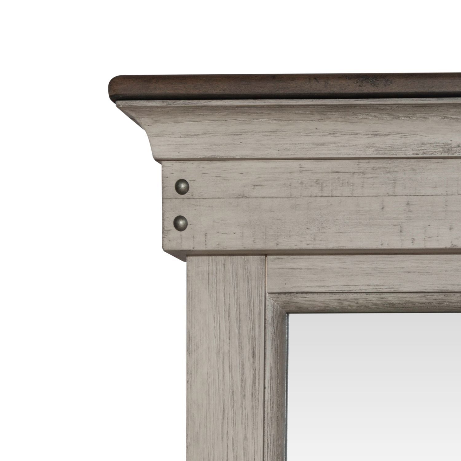 Ivy Hollow - Landscape Mirror - Weathered Linen / Dusty Taupe