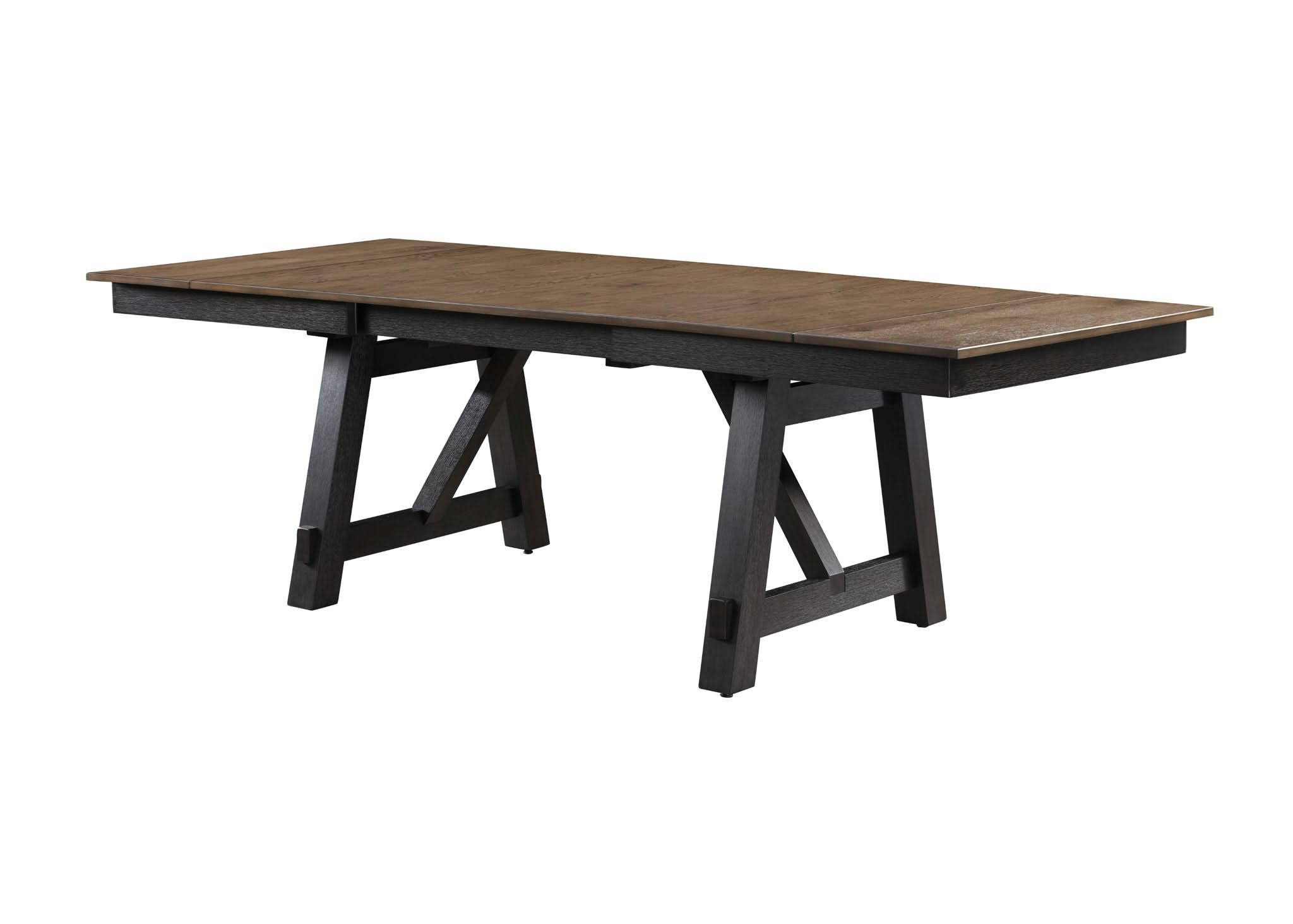 Maribelle - 5 Piece Dining Room Set - Wheat / Charcoal