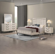 Veda - King 4 Piece Bedroom Set - Beige