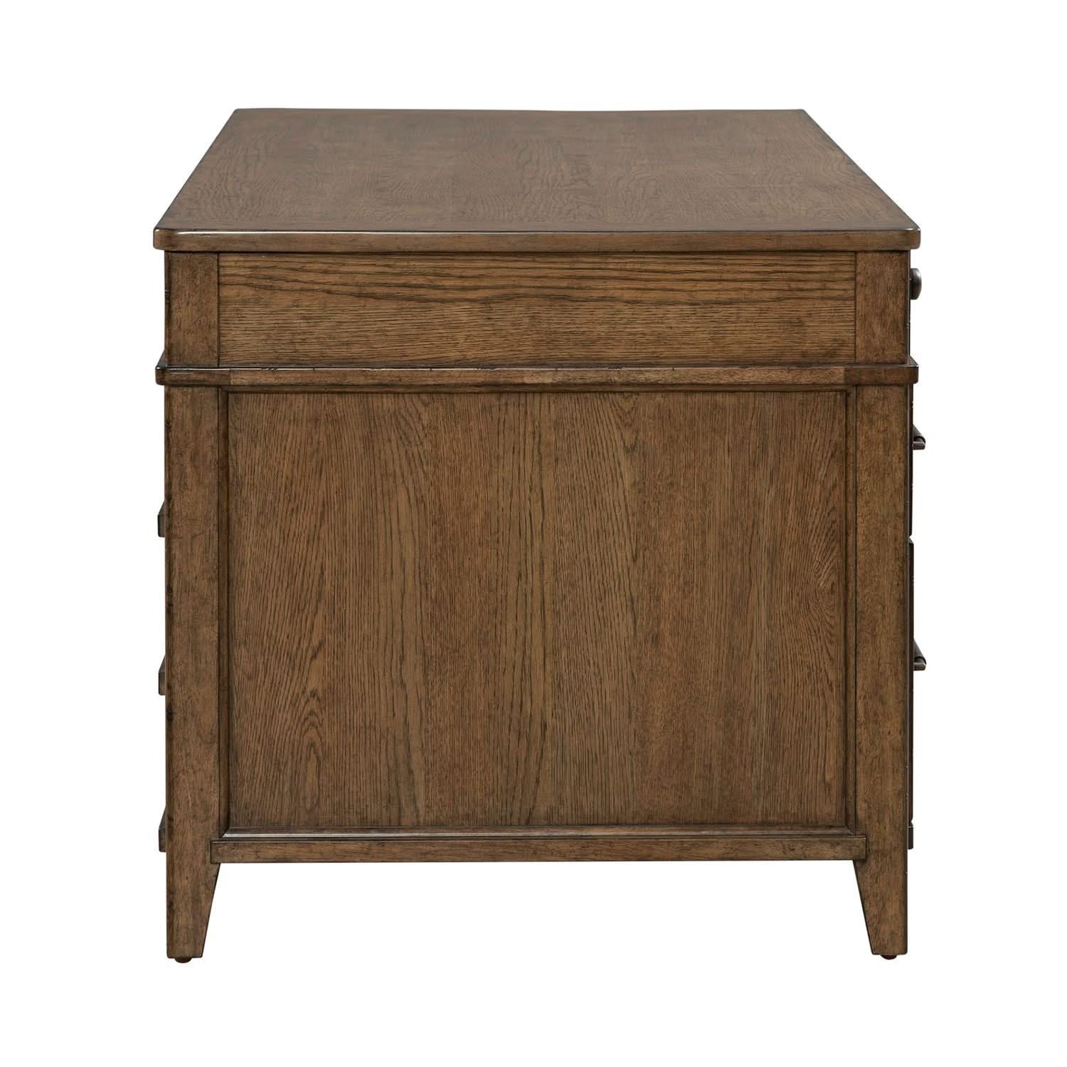 Carolina Park - Jr Executive Desk - Amber Brown