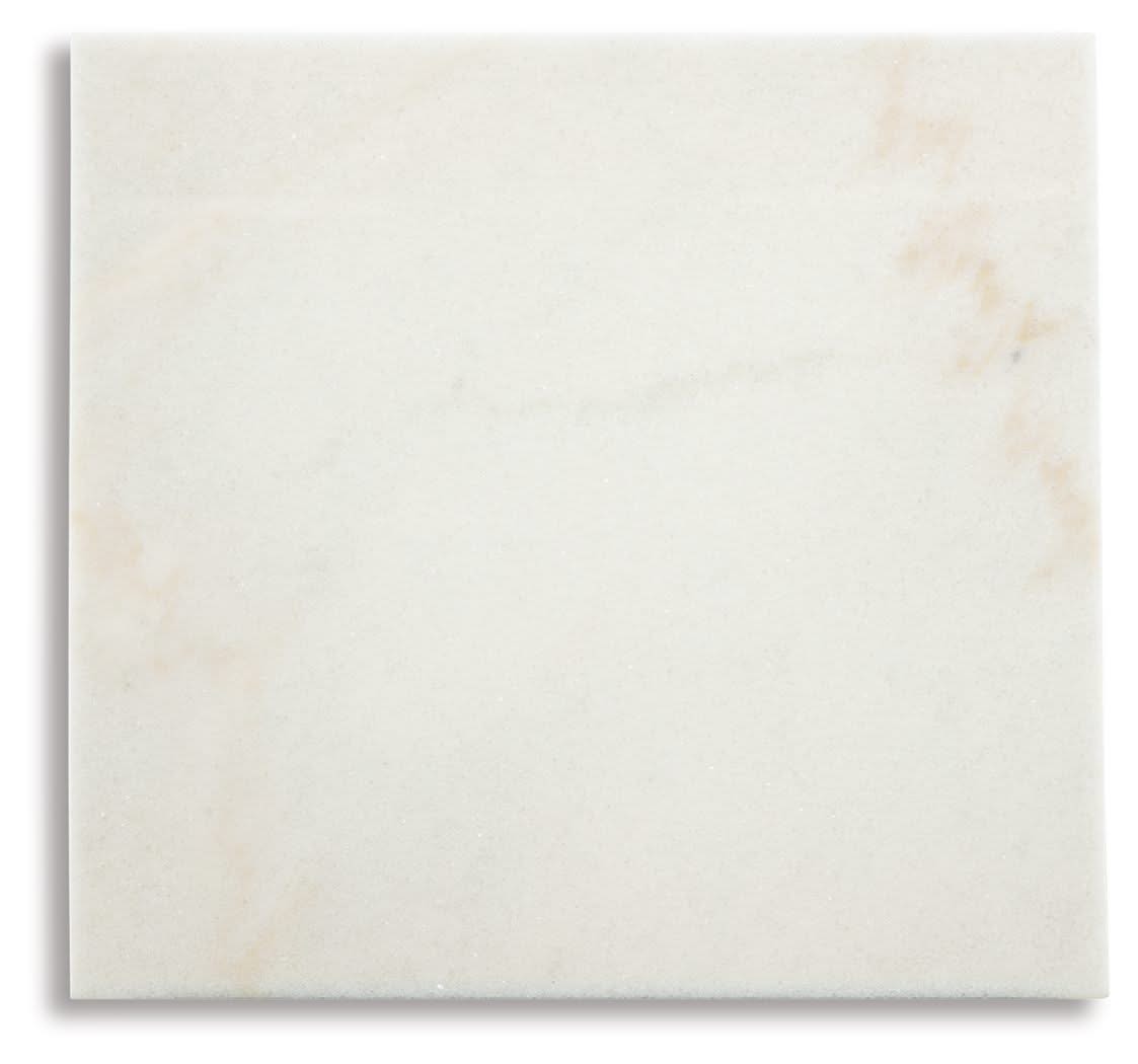 Fostead - Square End Table - White / Espresso