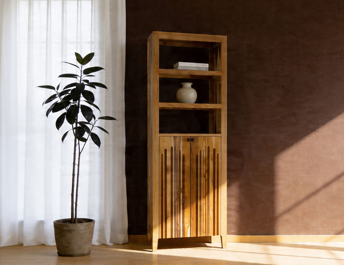 Porter - 2 Door Bookcase - Brown