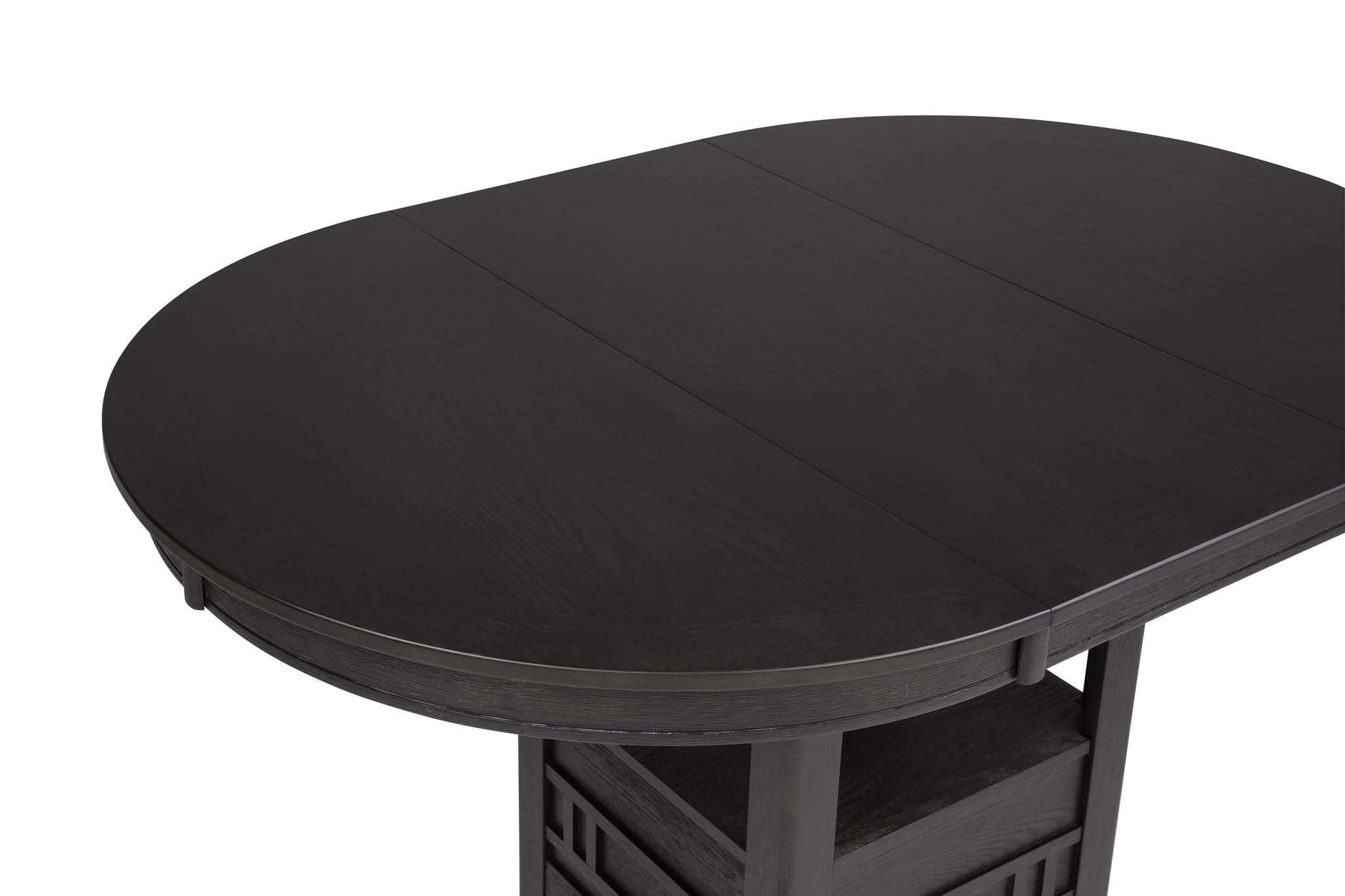 Hartwell - Counter Height Table - Charcoal Black