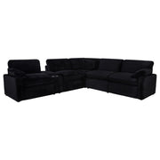 Collins 6-piece Modular Power Reclining Sectional Black