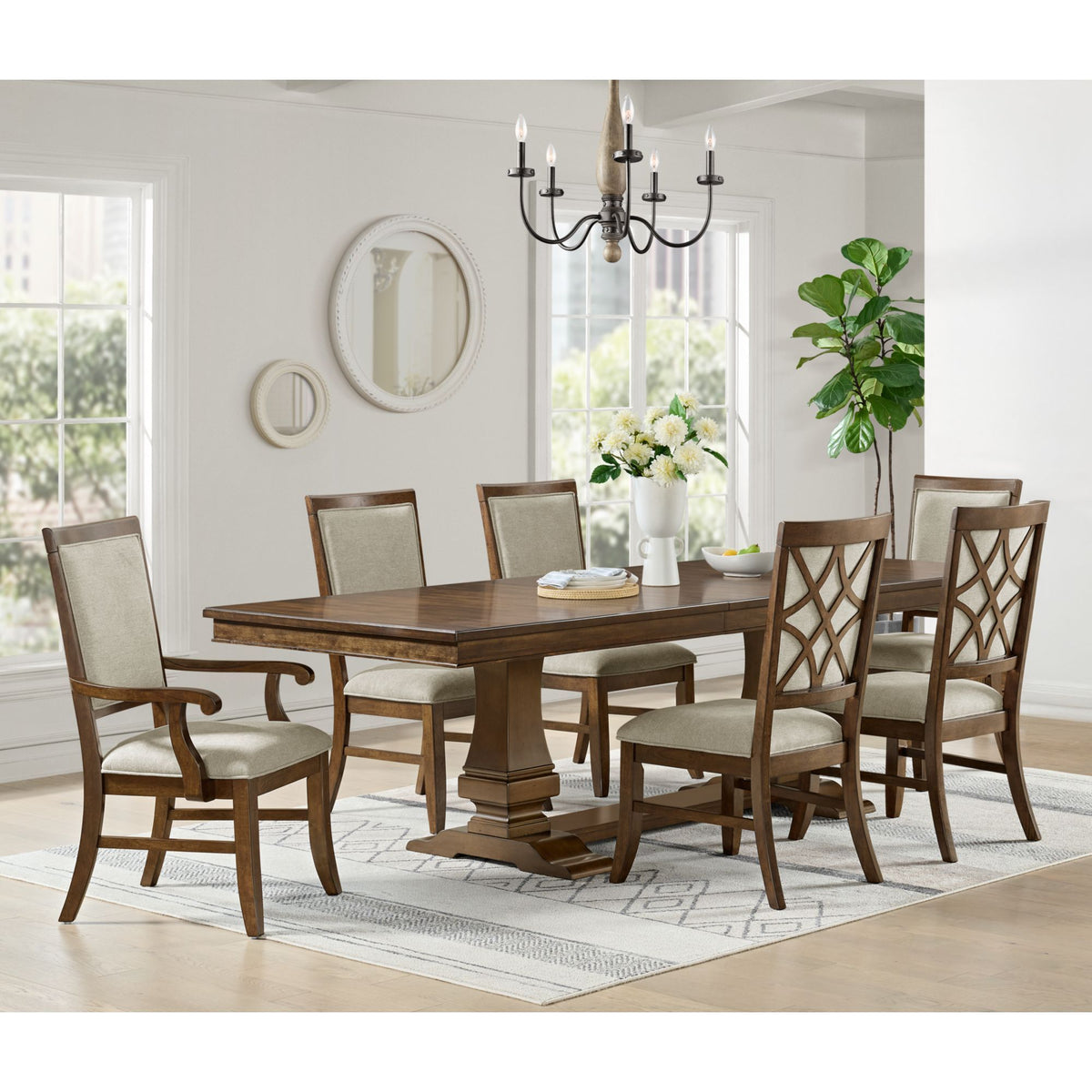 Phillipe - Dining Table With 18" Leaf - Cherry