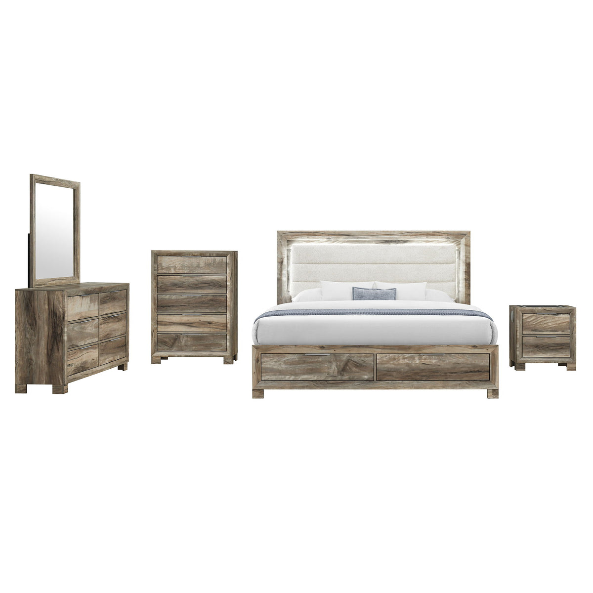 Callisie - Dresser With Spacious Drawers - Brown
