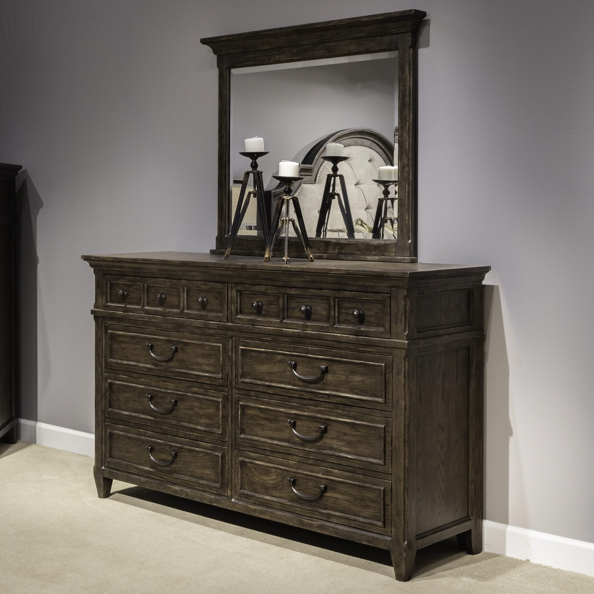 Paradise Valley - 8 Drawer Dresser - Saddle Brown