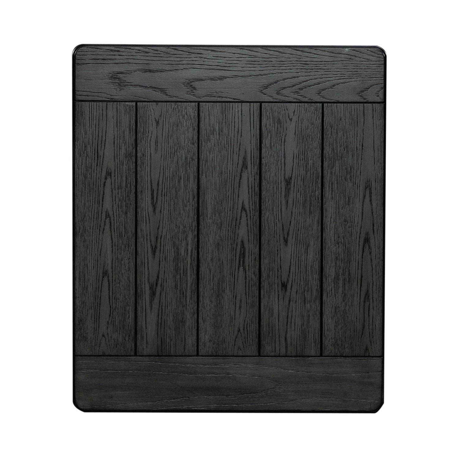 Allyson Park - Drawer End Table - Wirebrushed White / Charcoal