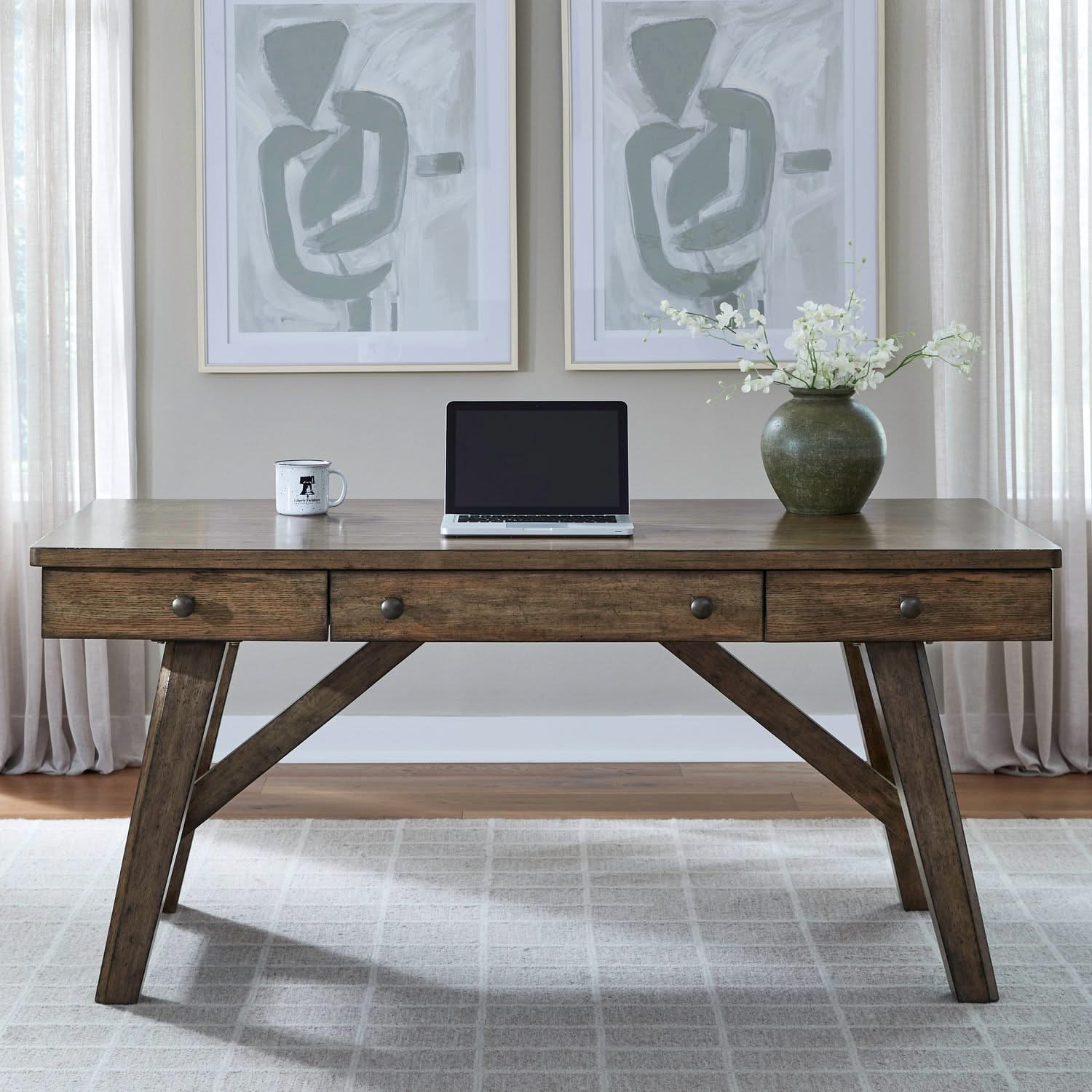 Carolina Park - Writing Desk - Amber Brown