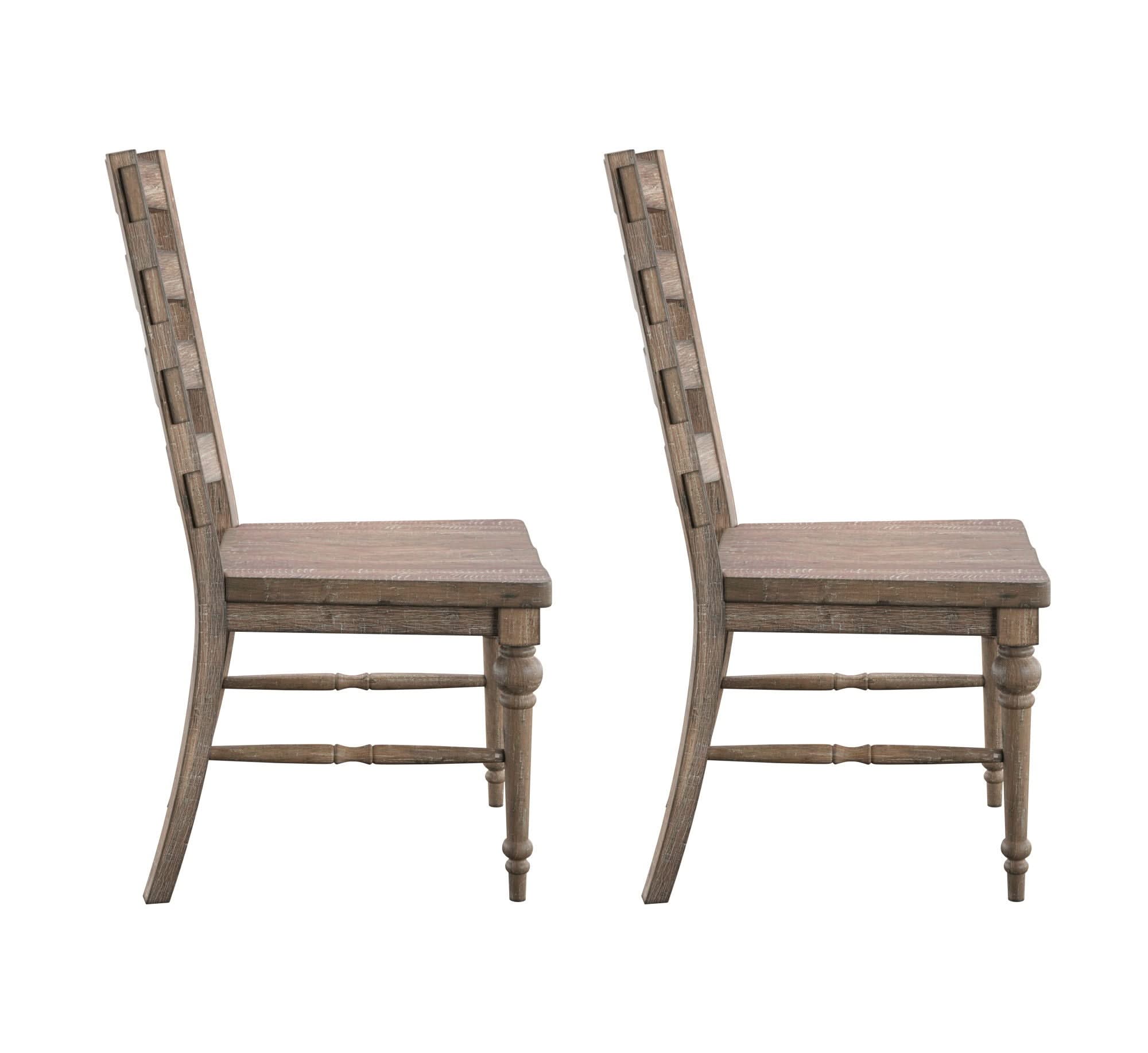 Ladderback Dining Chairs, (Set of 2) - Taupe