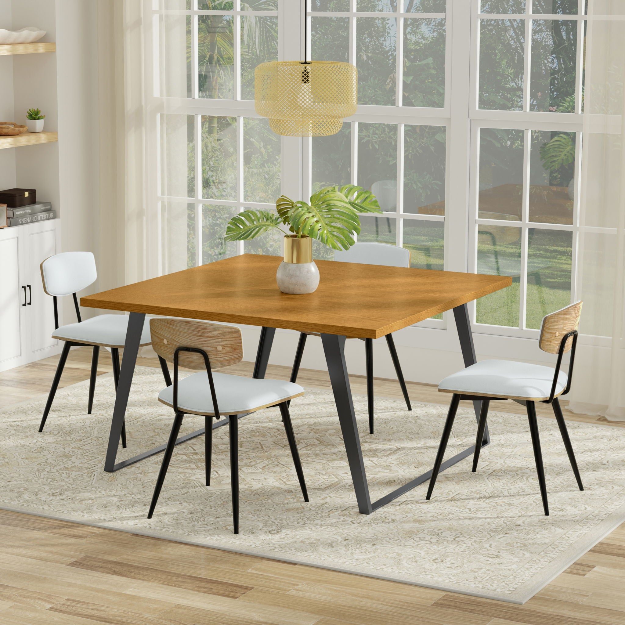 Lowry - Handcrafted Square Dining Table
