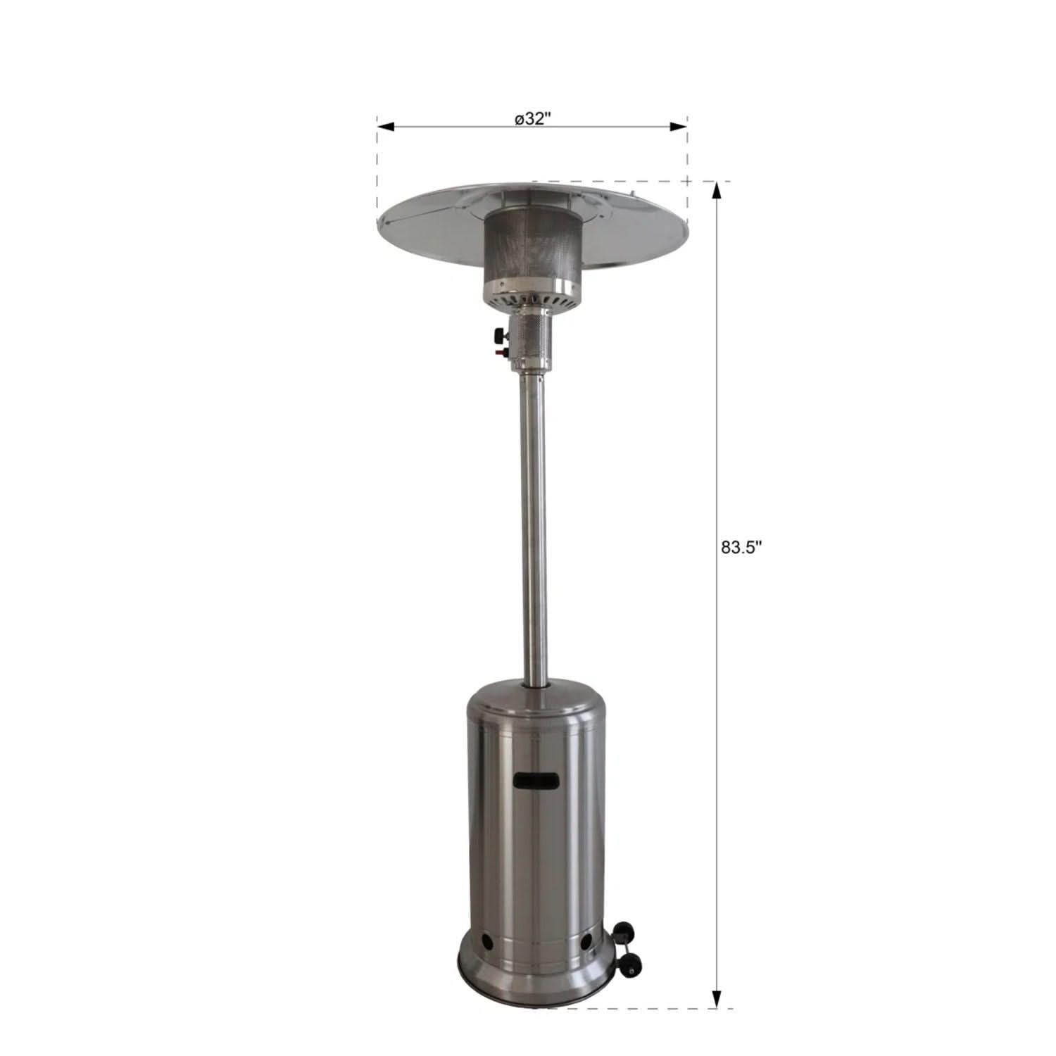 46, 000 Btu Standing Patio Heater