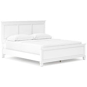 Fortman - California King Panel Rails - White
