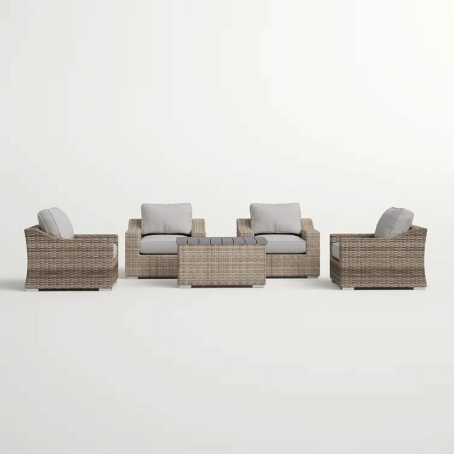 Stylish Sofa Seating Group With Cushions Perfect For Outdoor Gatherings