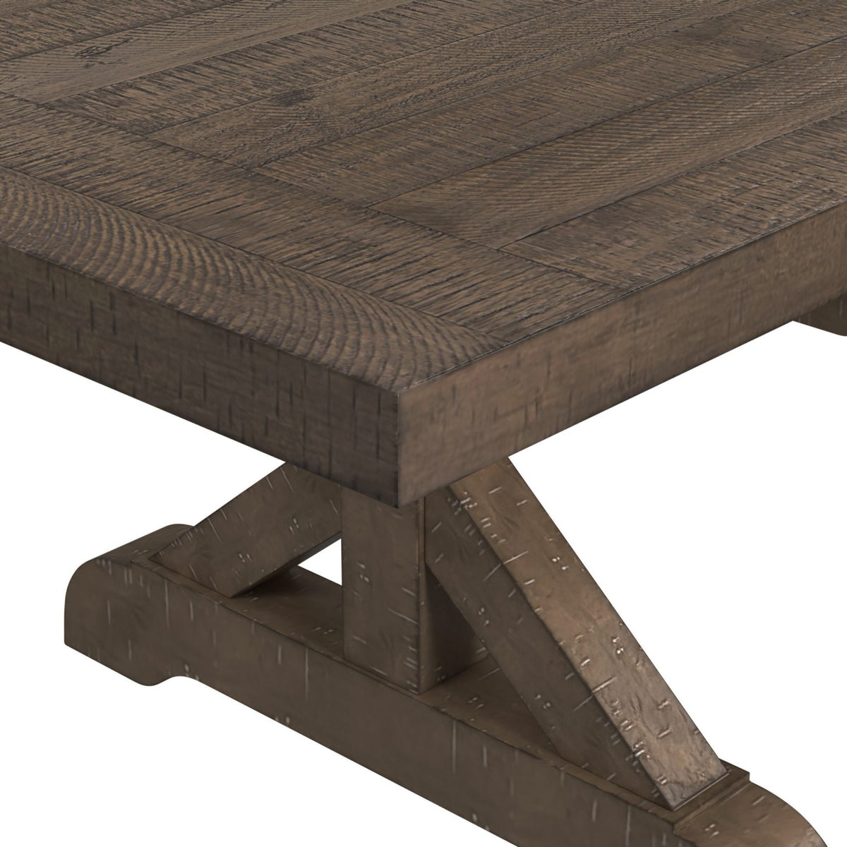 Yellowstone - Dining Table With 2X12" Leaves - Gray