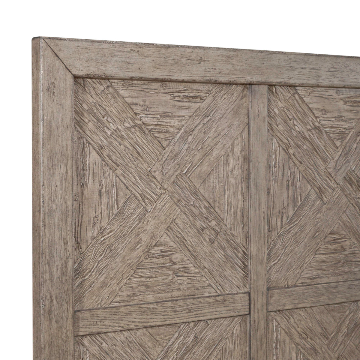 Skyview Lodge - King Panel Headboard - Cobblestone