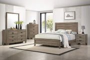 Millie - Queen 5 Piece Bedroom Set - Warm Gray