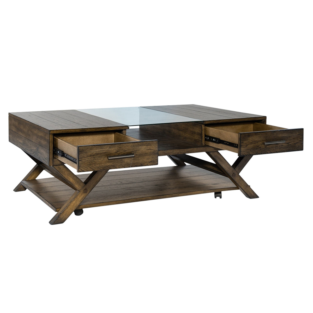 Lennox - Display Cocktail Table - Weathered Chestnut