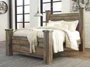 Trinell - Queen Poster Rails - Brown