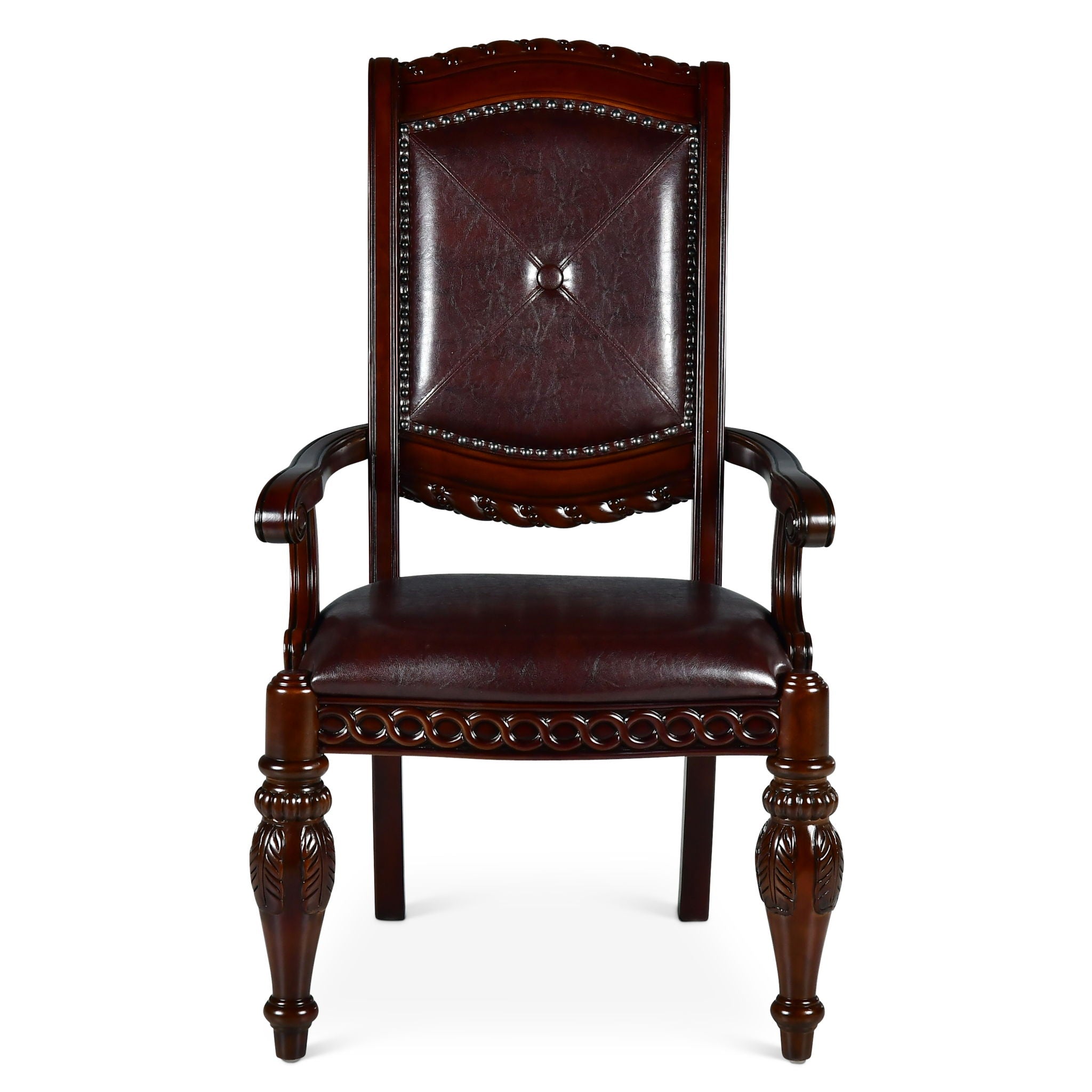 Antoinette - Arm Chair - Dark Brown