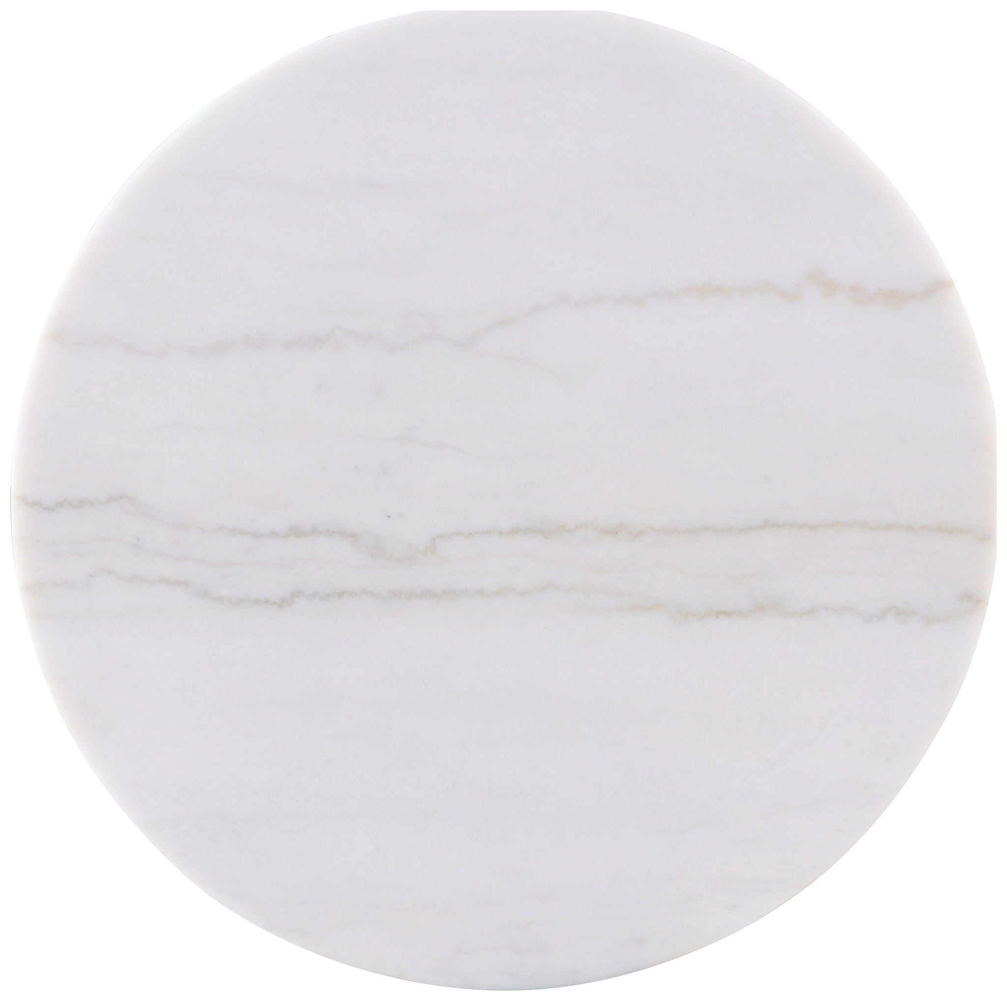 Jason 3-piece Round White Marble Coffee Table Set Greige