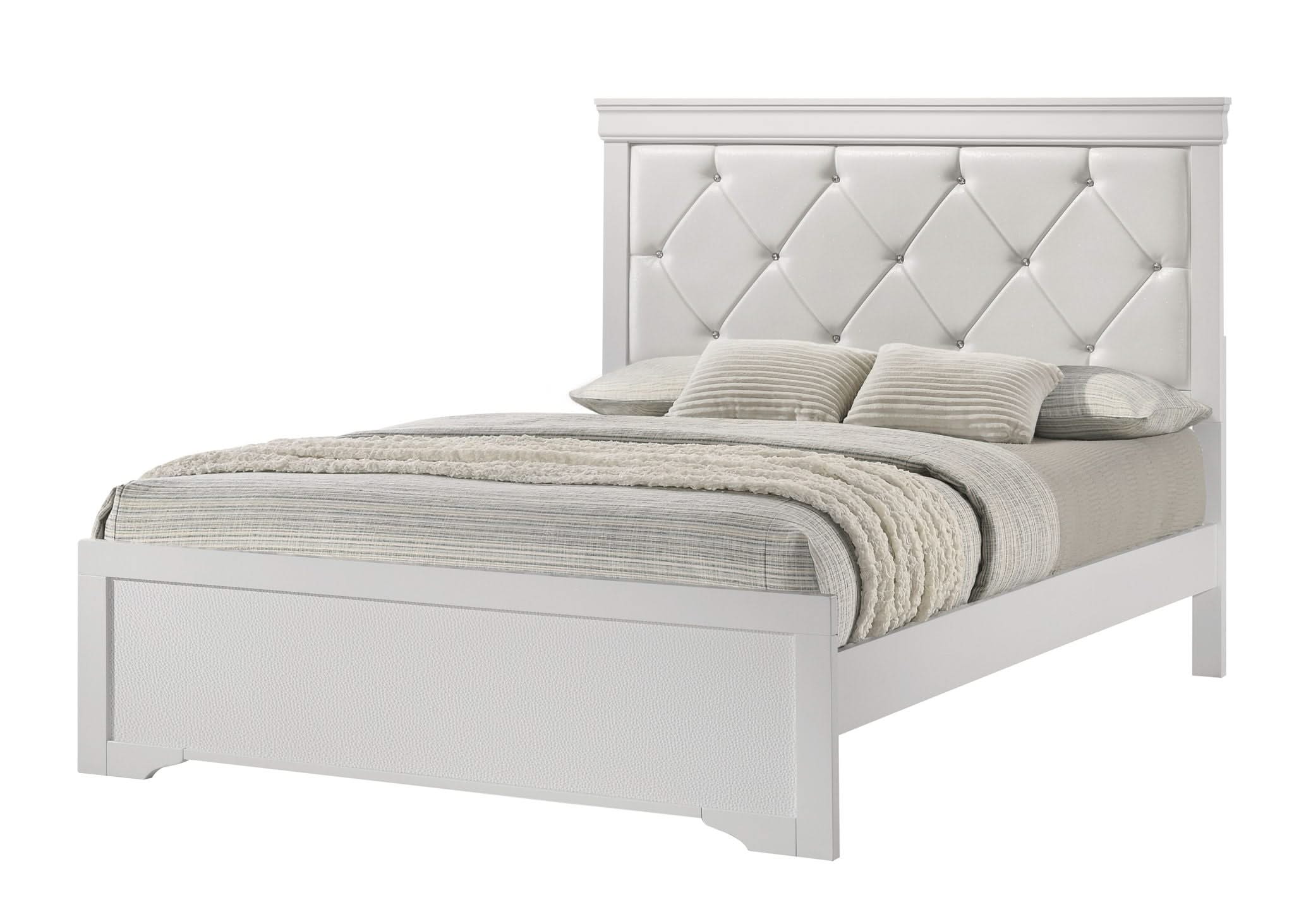 Amalia - Twin 5 Piece Bedroom Set - White