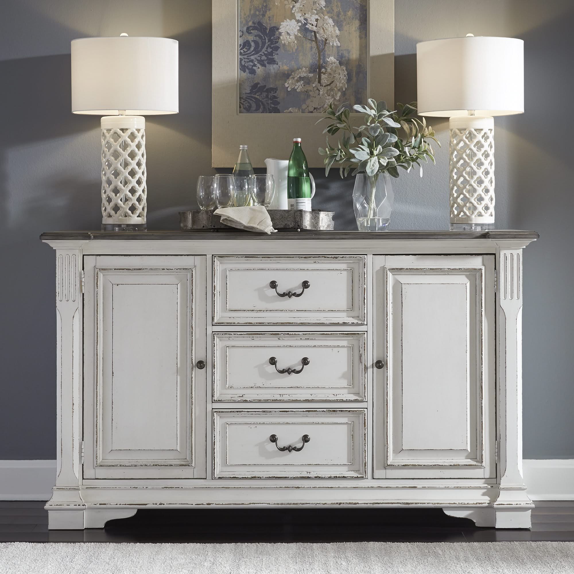 Abbey Park - Buffet - Antique White