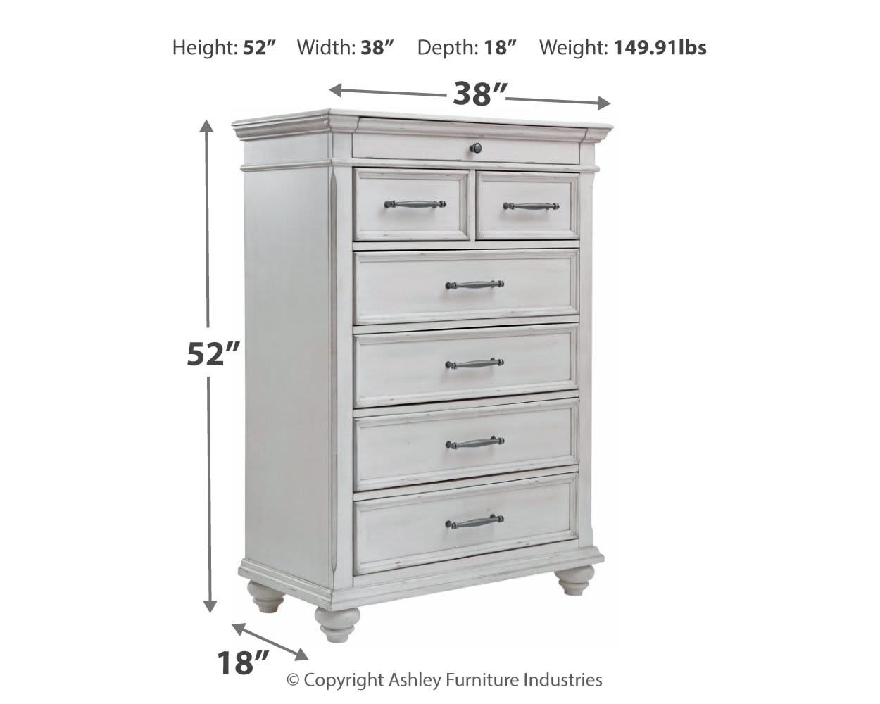 Kanwyn - Chest - Whitewash