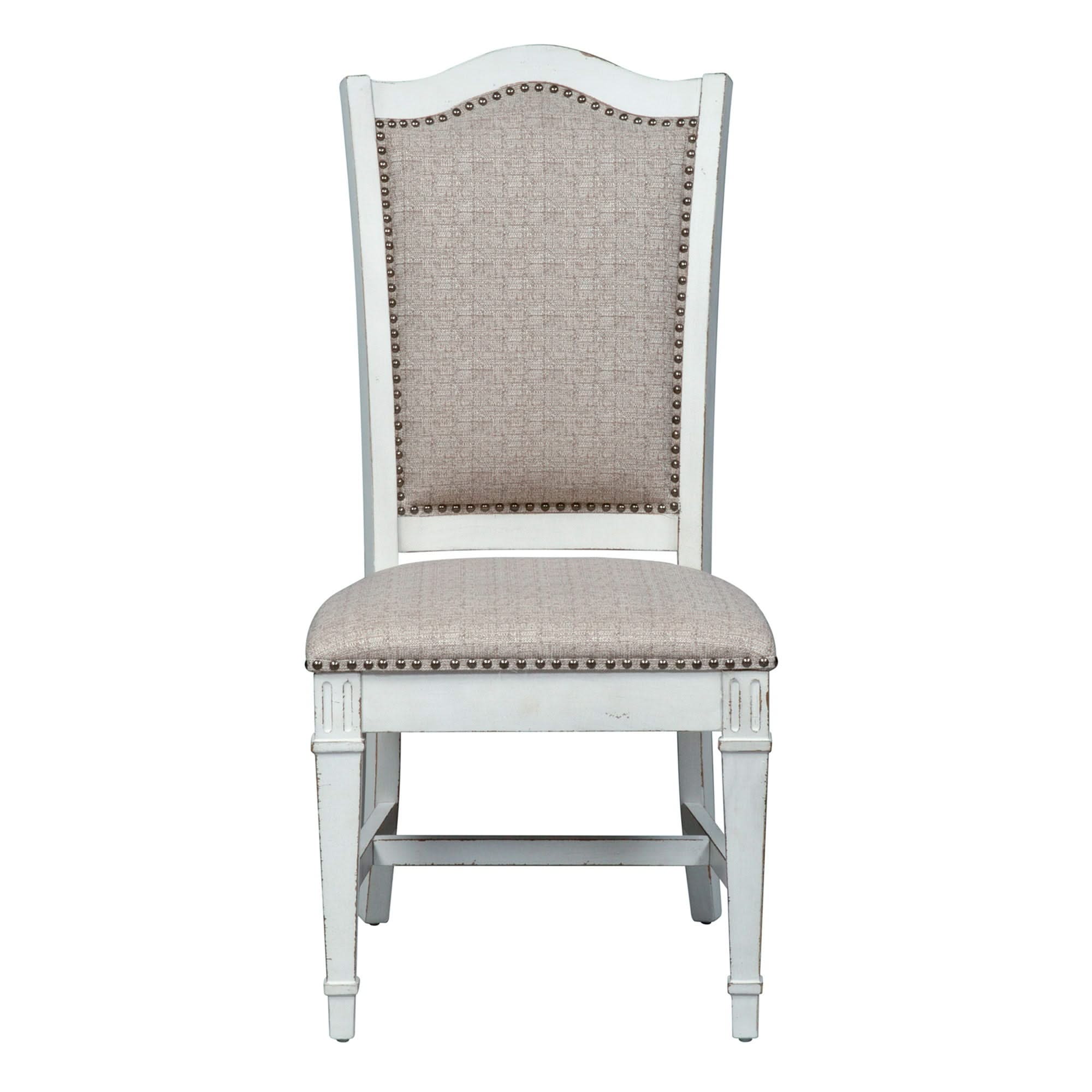 Abbey Park - Upholstered Side Chair - Antique White