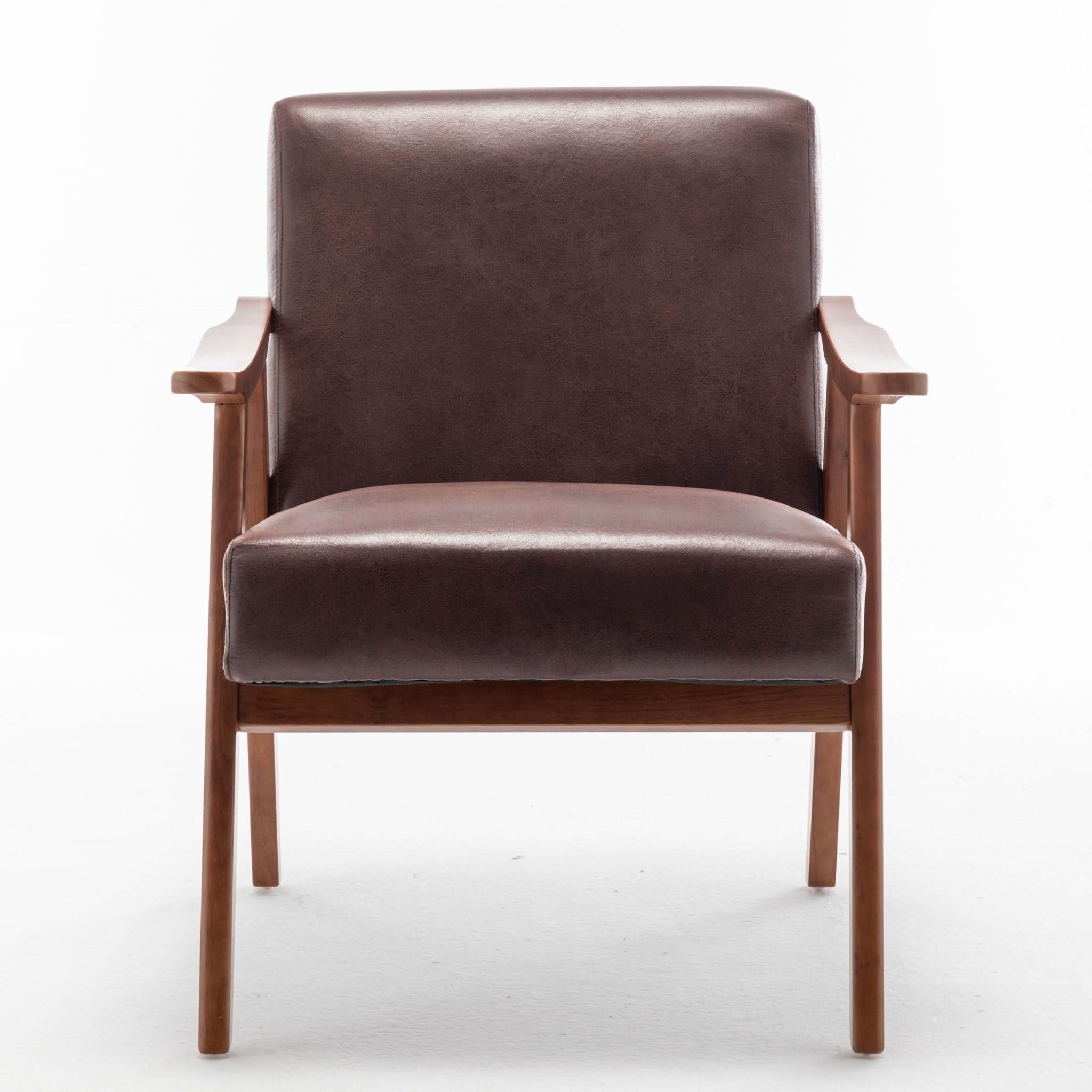 Accent Chair, Classic Mid Century Modern For Extra Seating