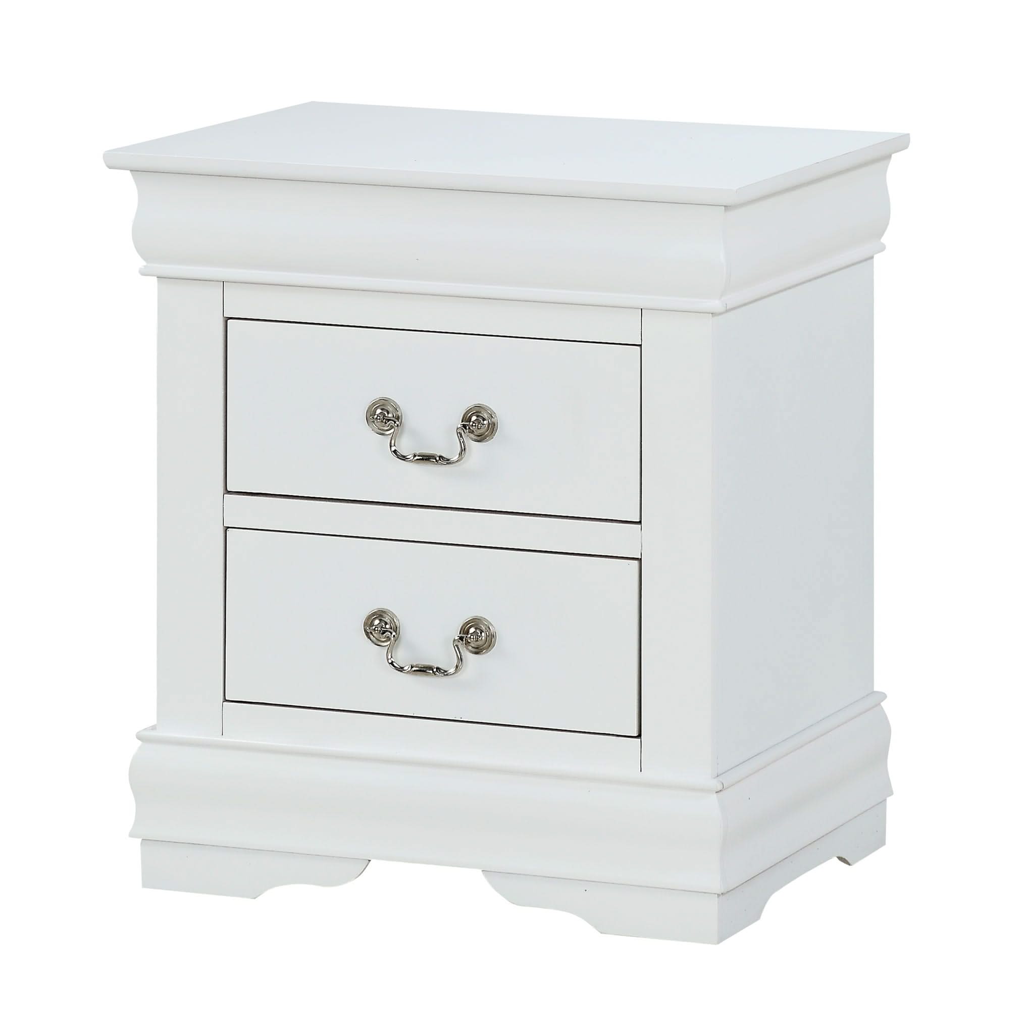 Louis Philip - Twin 5 Piece Bedroom Set - White