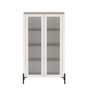 Abbey - Bookcase Cabinet With 4 Adjustable Shelves