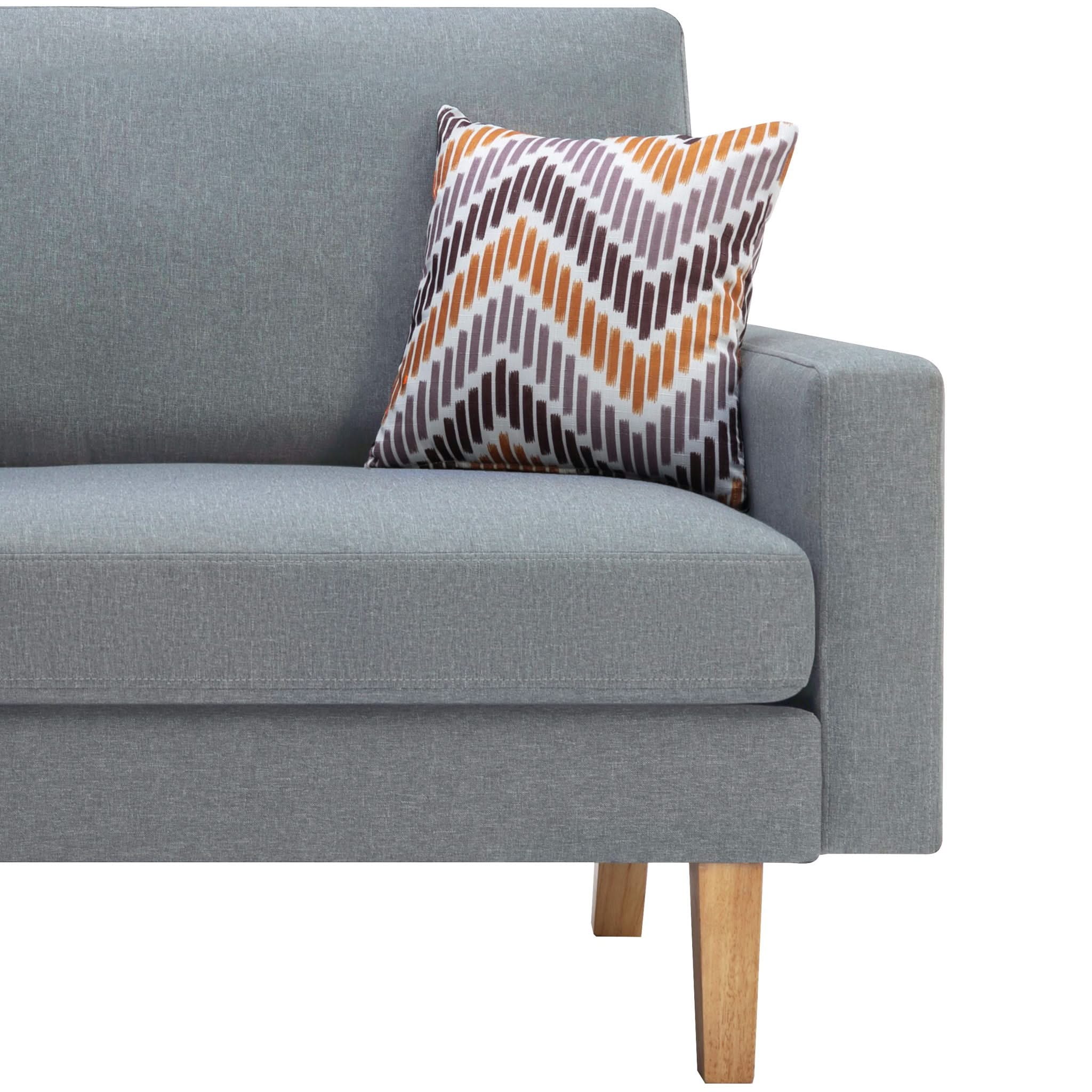 Bahamas - Minimalistic Sofa With 2 Throw Pillows