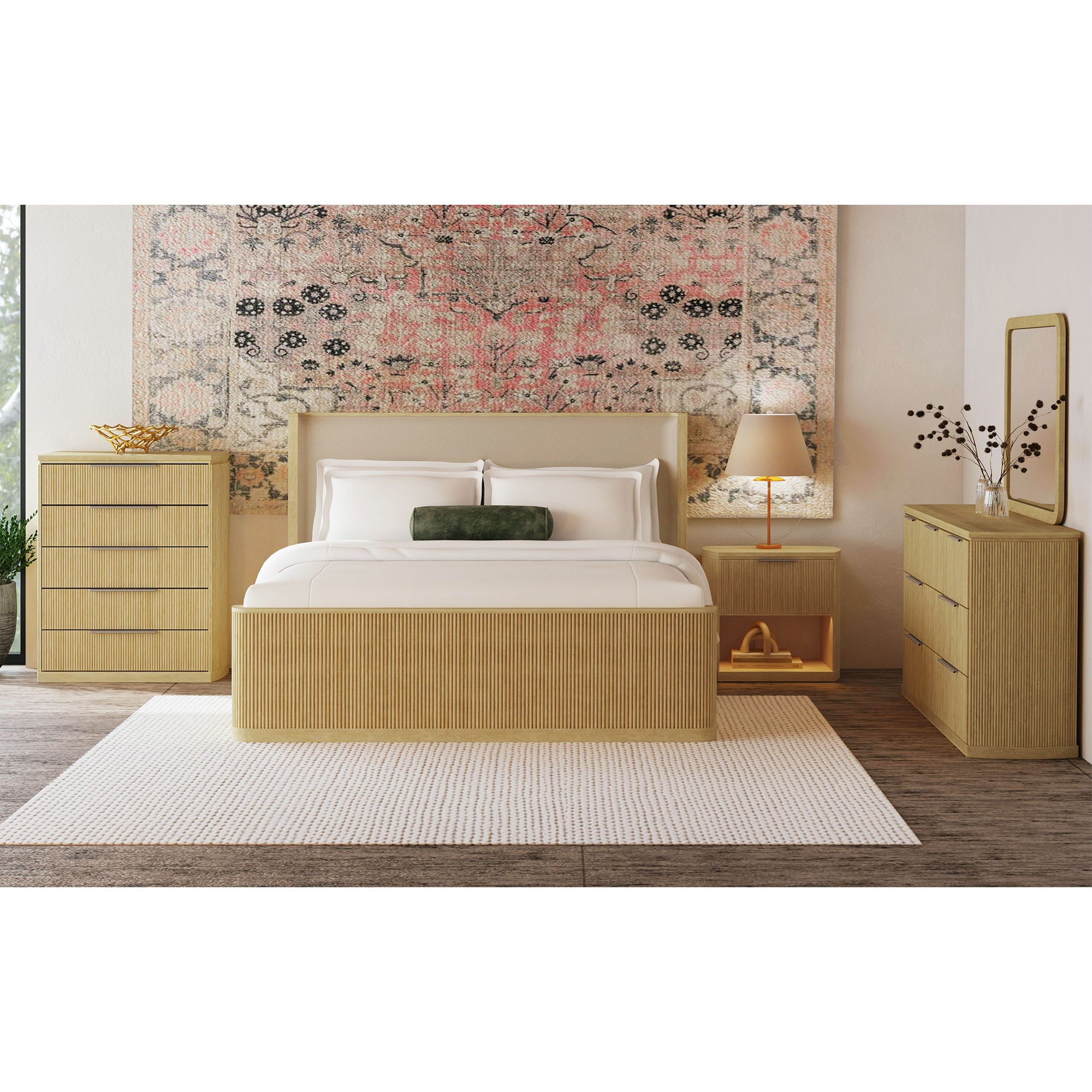 Sylvie - Bedroom Set With Upholstered Bed