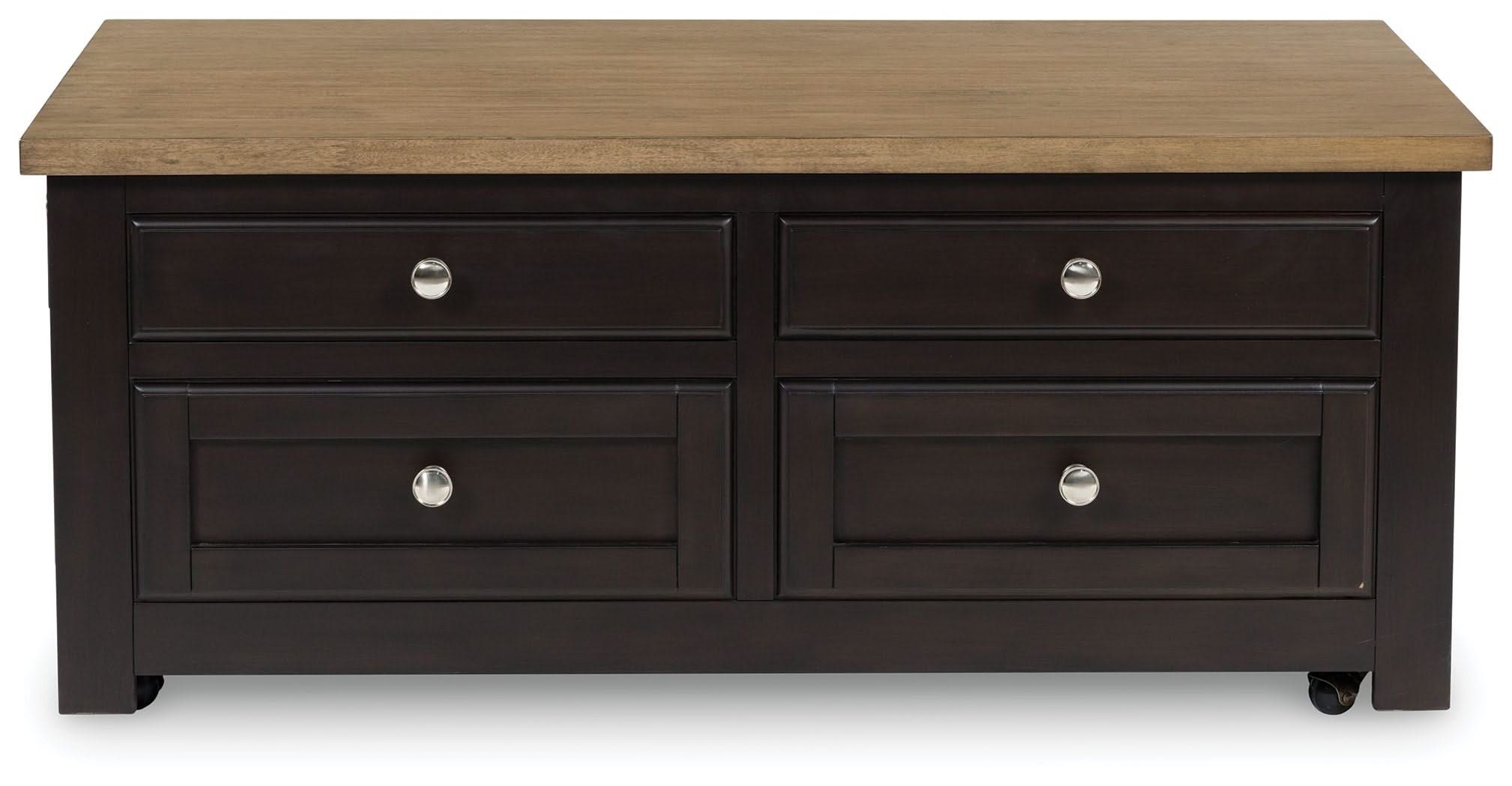 Drazmine - Lift Top Cocktail Table - Brown
