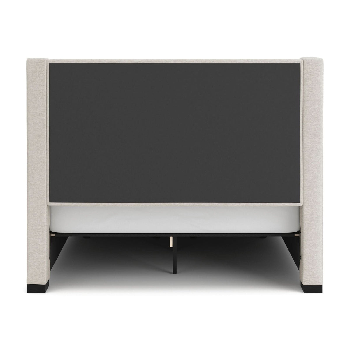 Brozmont - Queen Upholstered Storage Bed - Oatmeal